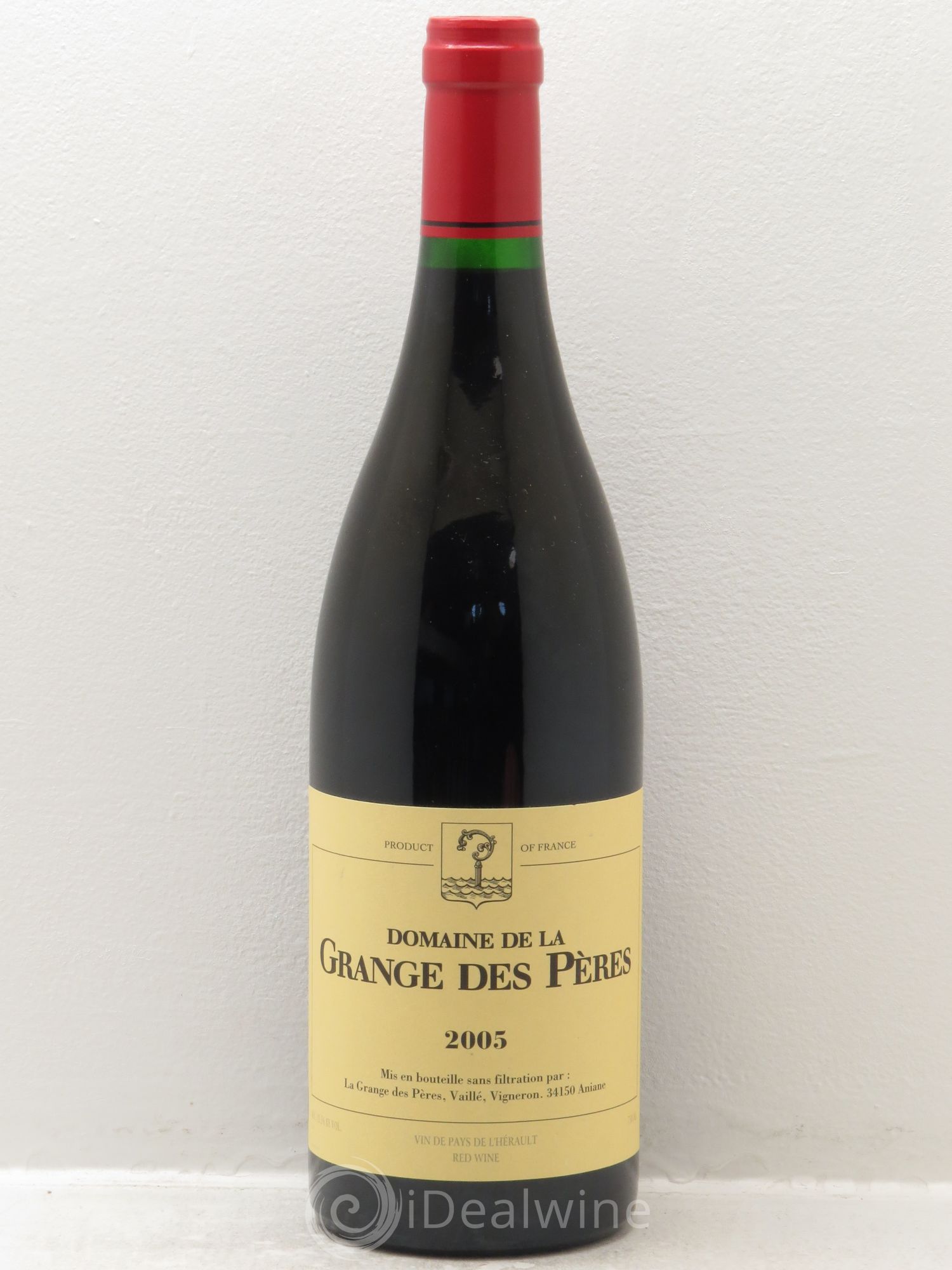 Pays d'Hérault Grange des Pères Laurent Vaillé 2005 - Lot de 1 bouteille - 0