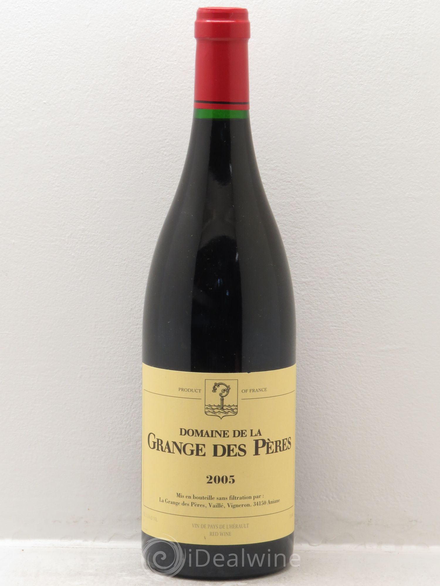 Pays d'Hérault Grange des Pères Laurent Vaillé 2005 - Lot de 1 bouteille - 0