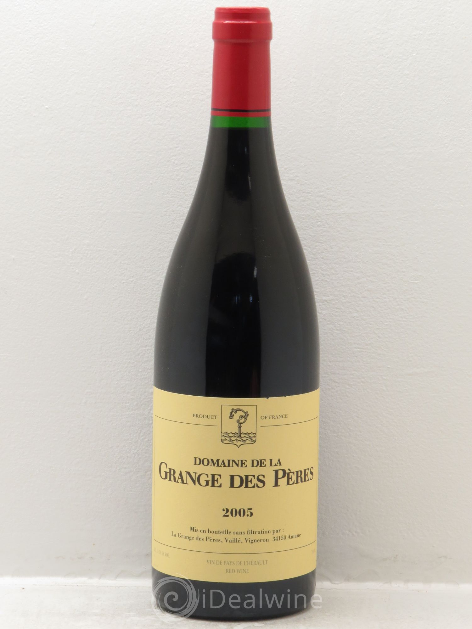 Pays d'Hérault Grange des Pères Laurent Vaillé 2005 - Lot de 1 bouteille - 0