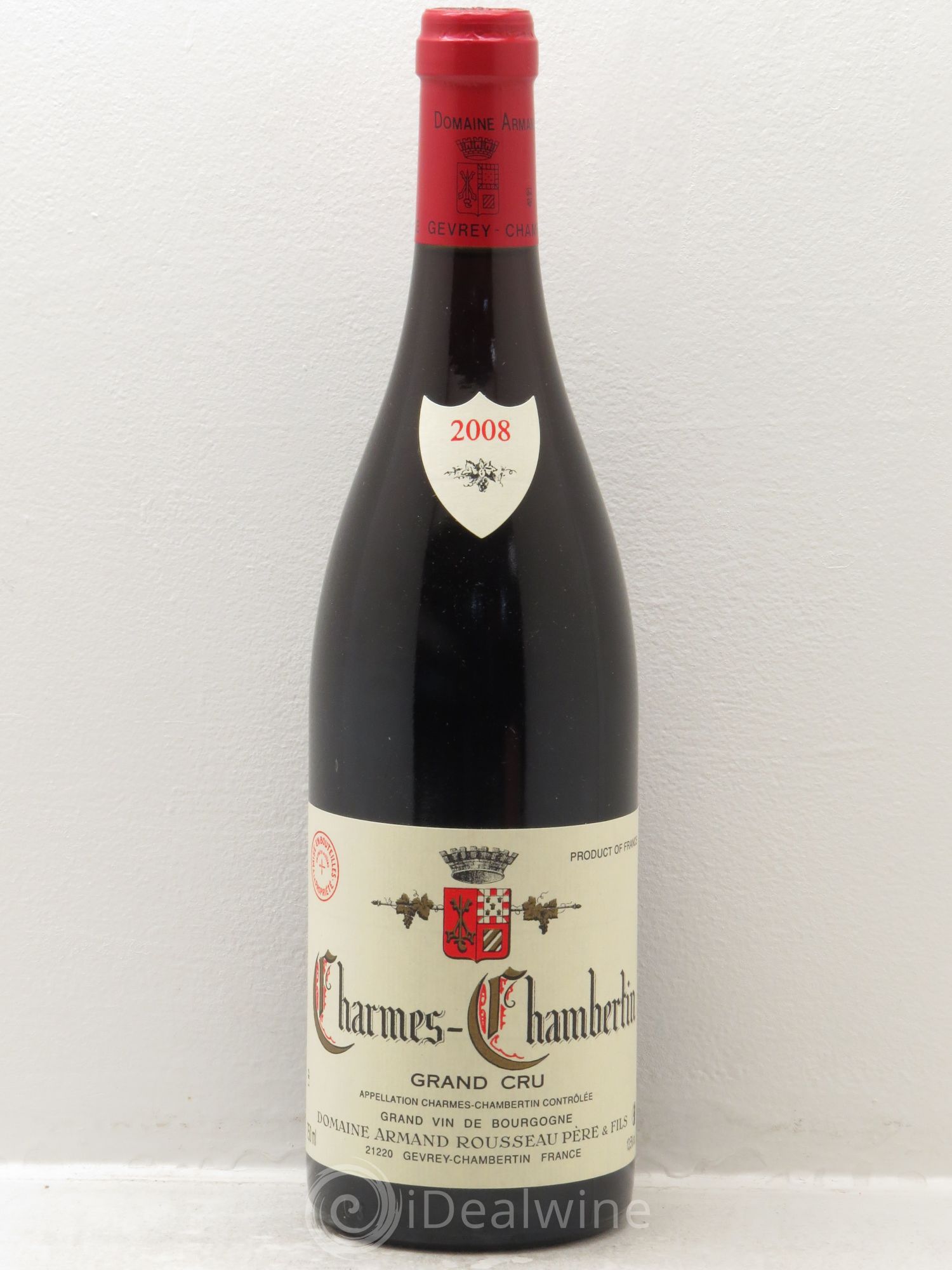 Charmes-Chambertin Grand Cru Armand Rousseau (Domaine) 2008 - Lot de 1 bouteille - 0