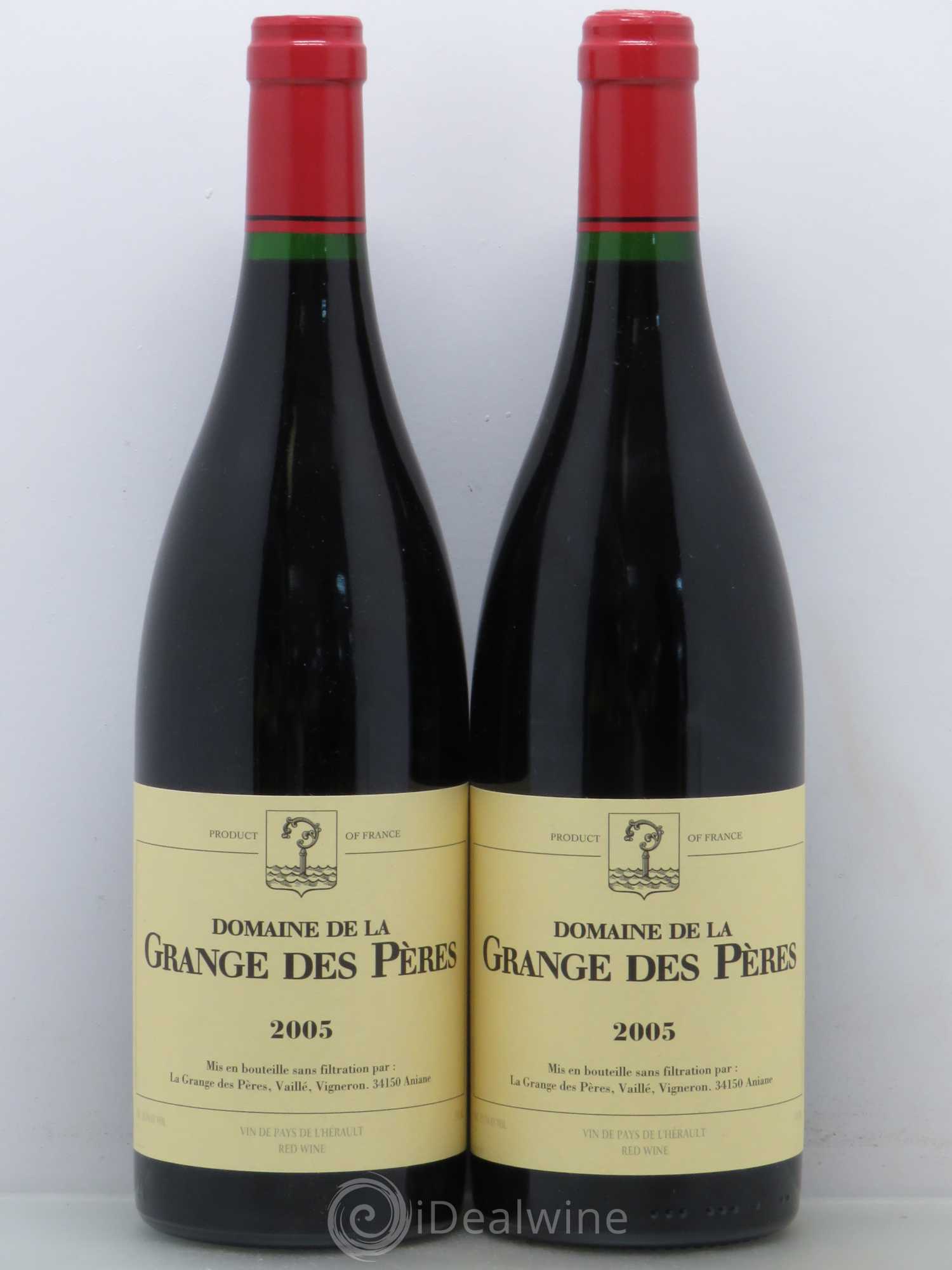 Pays d'Hérault Grange des Pères Laurent Vaillé 2005 - Lot de 2 bouteilles - 0