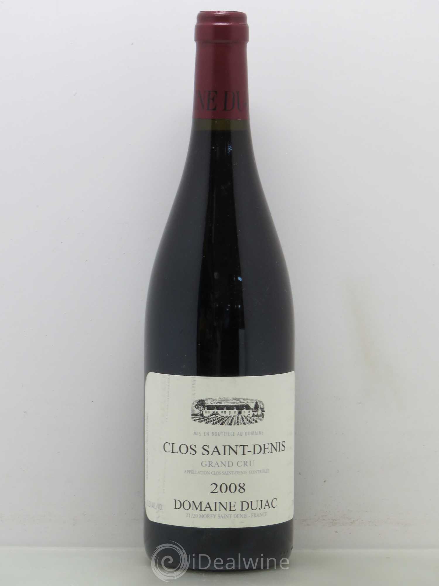 Clos Saint-Denis Grand Cru Dujac (Domaine) 2008 - Lot de 1 bouteille - 0