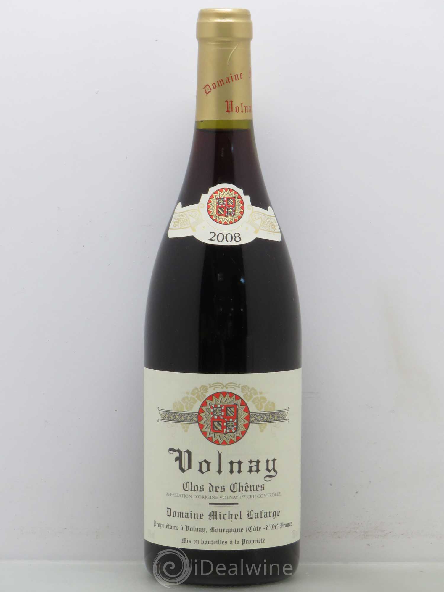 Volnay 1er Cru Clos des Chênes Lafarge (Domaine) 2008 - Lot de 1 bouteille - 0