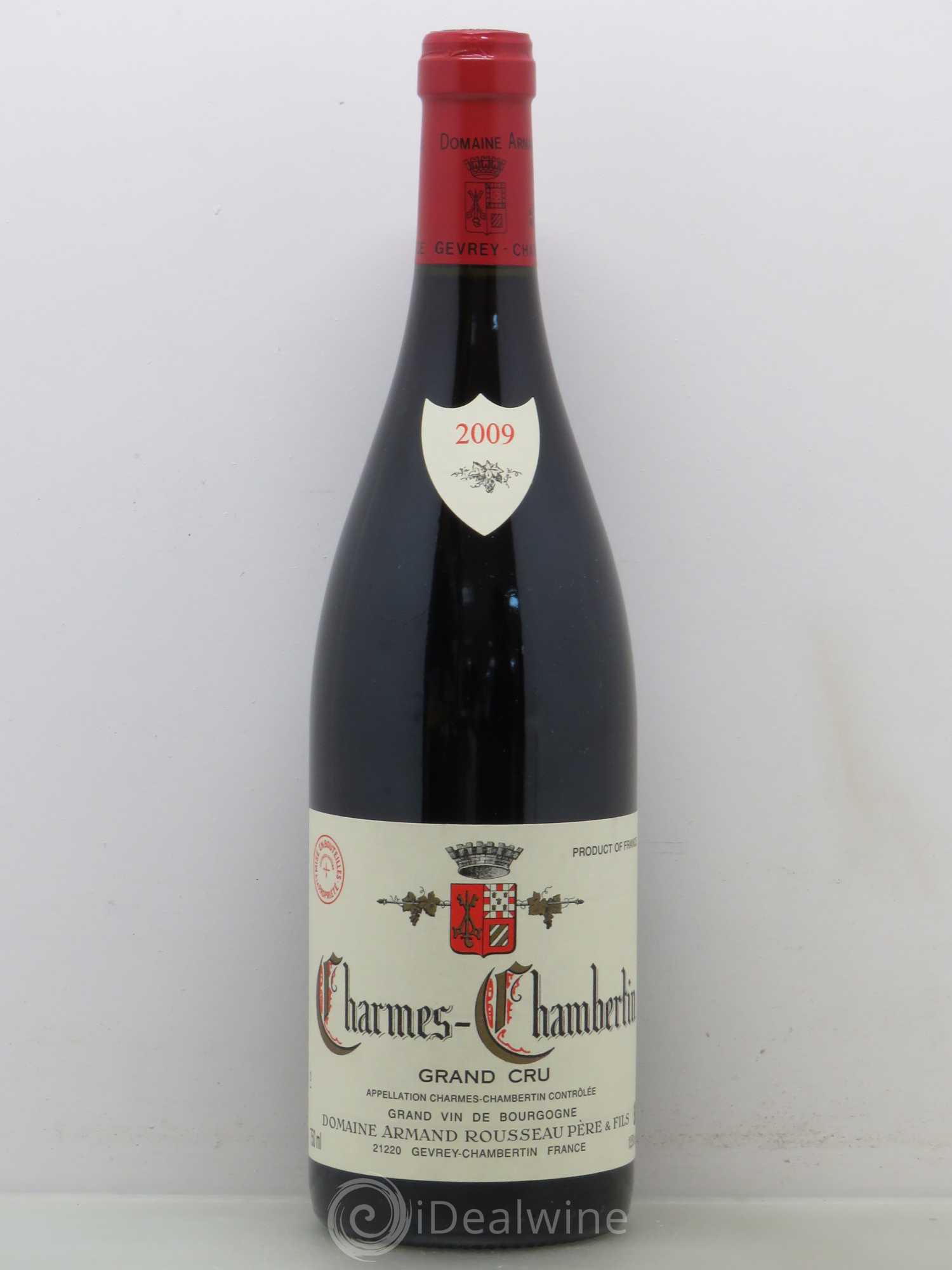 Charmes-Chambertin Grand Cru Armand Rousseau (Domaine) 2009 - Lot de 1 bouteille - 0