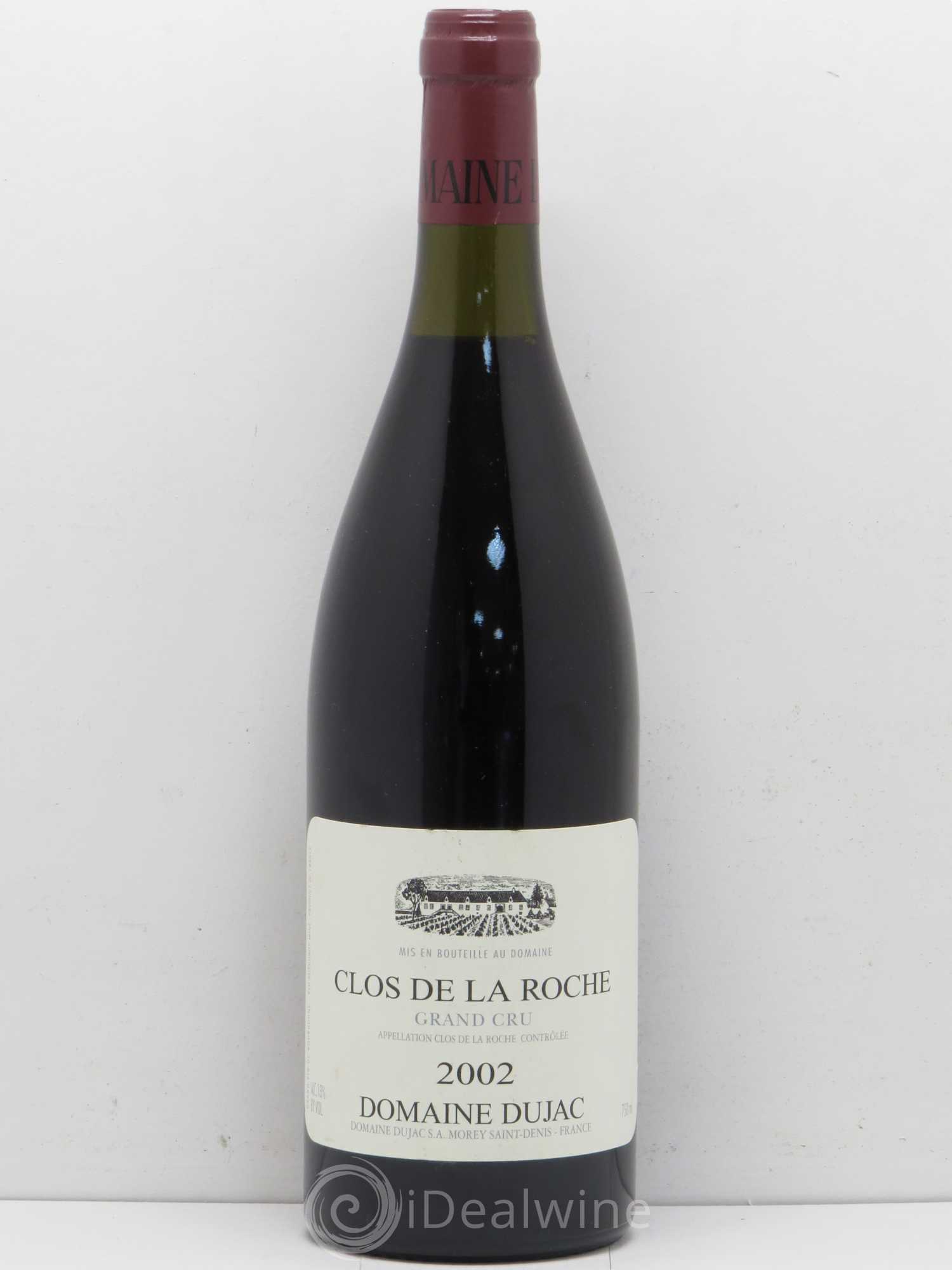 Clos de la Roche Grand Cru Dujac (Domaine) 2002 - Lot de 1 bouteille - 0