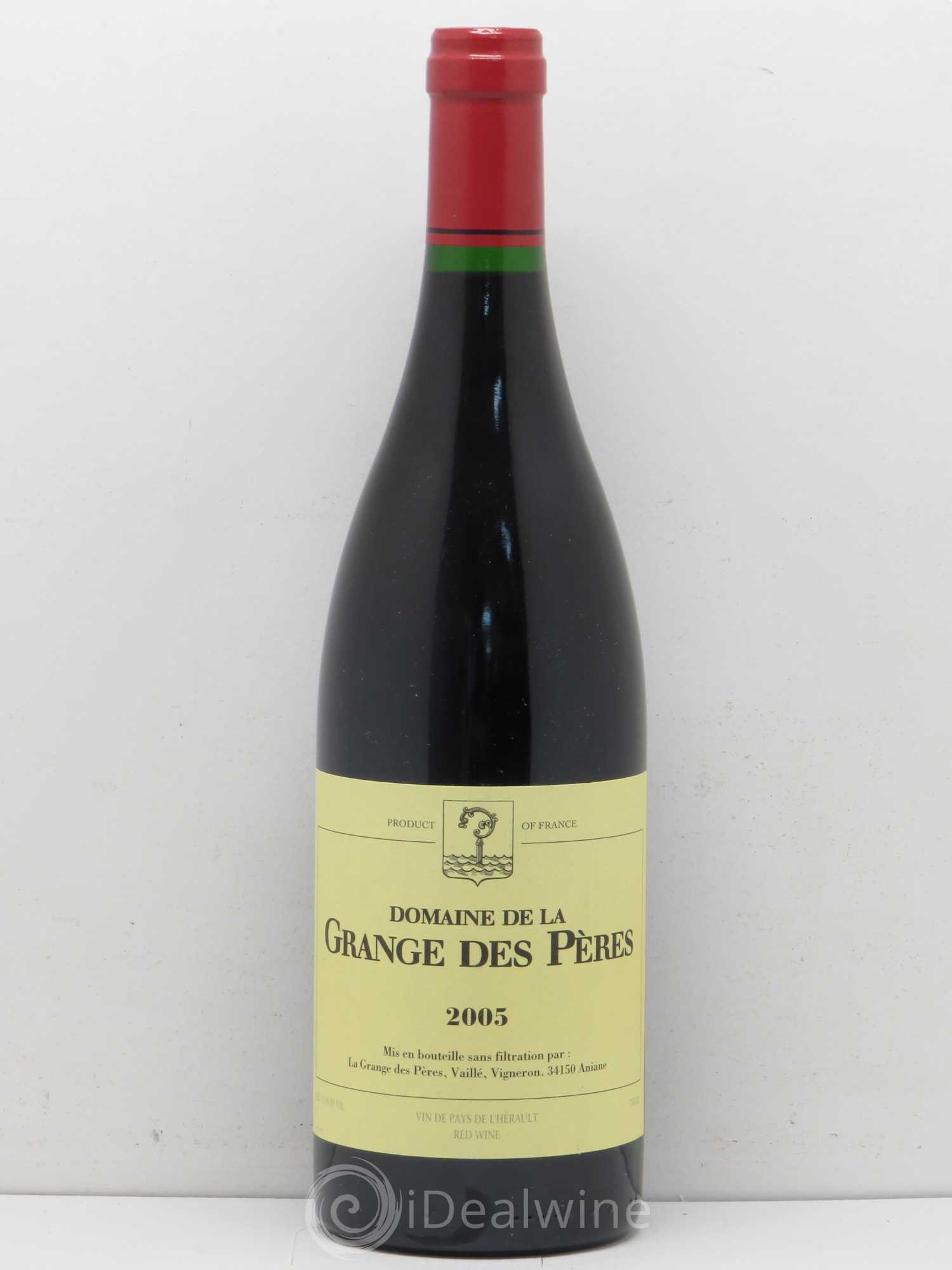 Pays d'Hérault Grange des Pères Laurent Vaillé 2005 - Lot de 1 bouteille - 0