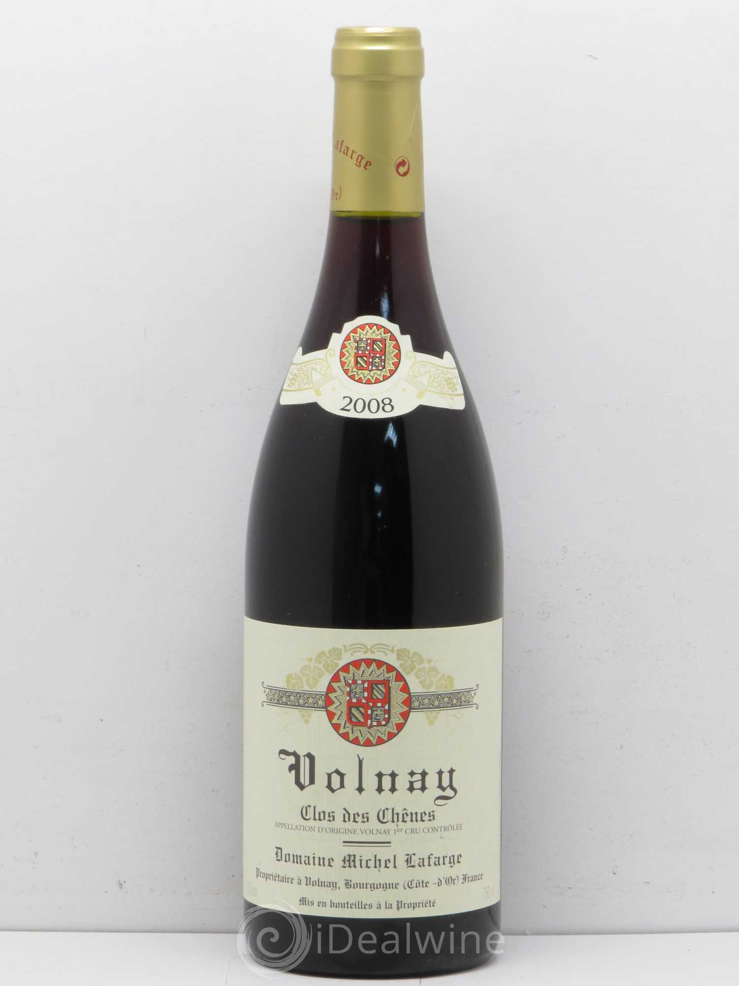 Volnay 1er Cru Clos des Chênes Lafarge (Domaine) 2008 - Lot de 1 bouteille - 0