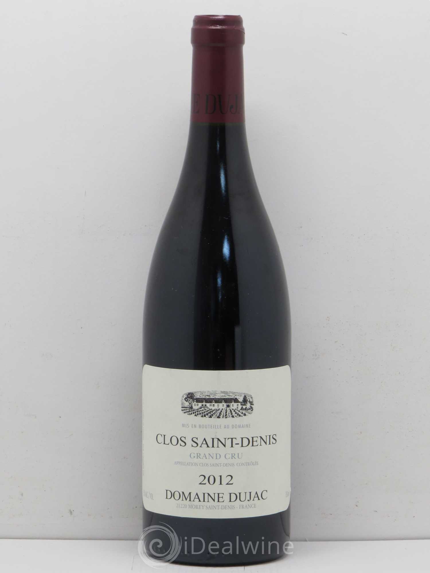 Clos Saint-Denis Grand Cru Dujac (Domaine) 2012 - Lot de 1 bouteille - 0