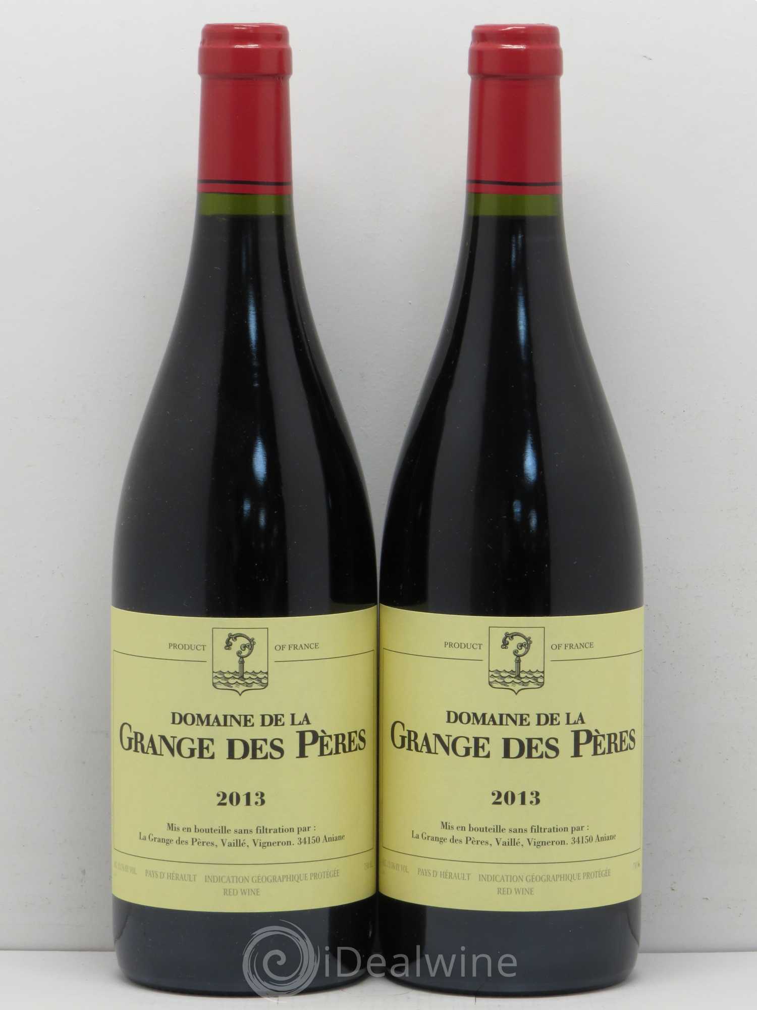 Pays d'Hérault Grange des Pères Laurent Vaillé 2013 - Lot de 2 bouteilles - 0