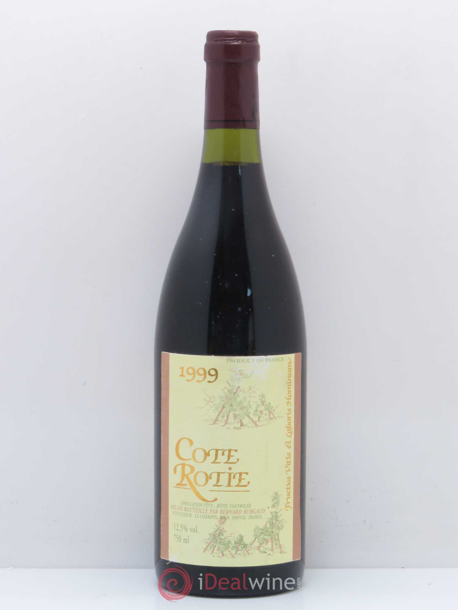 Côte-Rôtie Bernard Burgaud (sans prix de réserve) 1999 - Lot de 1 bouteille - 0