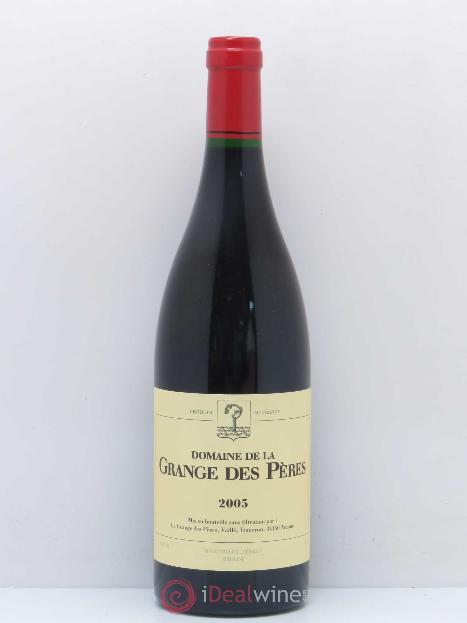 Pays d'Hérault Grange des Pères Laurent Vaillé 2005 - Lot de 1 bouteille - 0