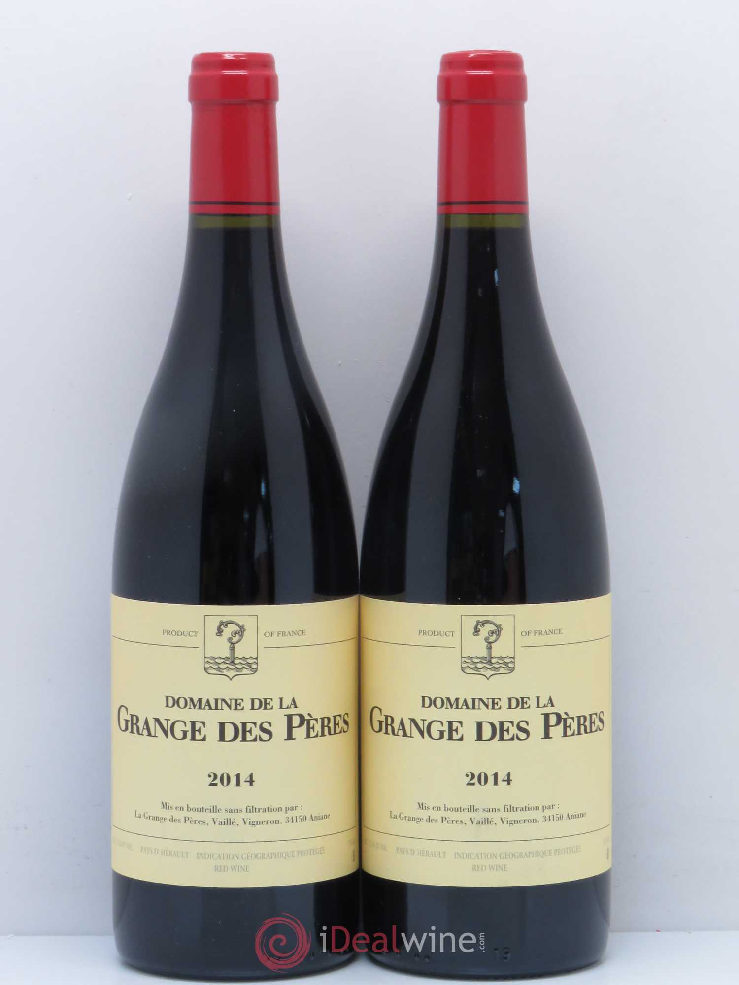Pays d'Hérault Grange des Pères Laurent Vaillé 2014 - Lot de 2 bouteilles - 0