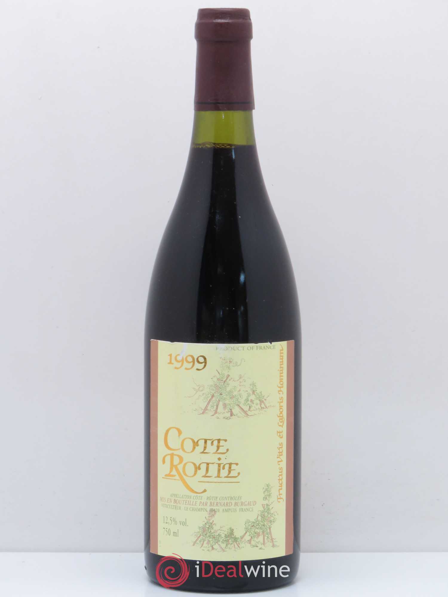 Côte-Rôtie Bernard Burgaud 1999 - Posten von 1 Flasche - 0