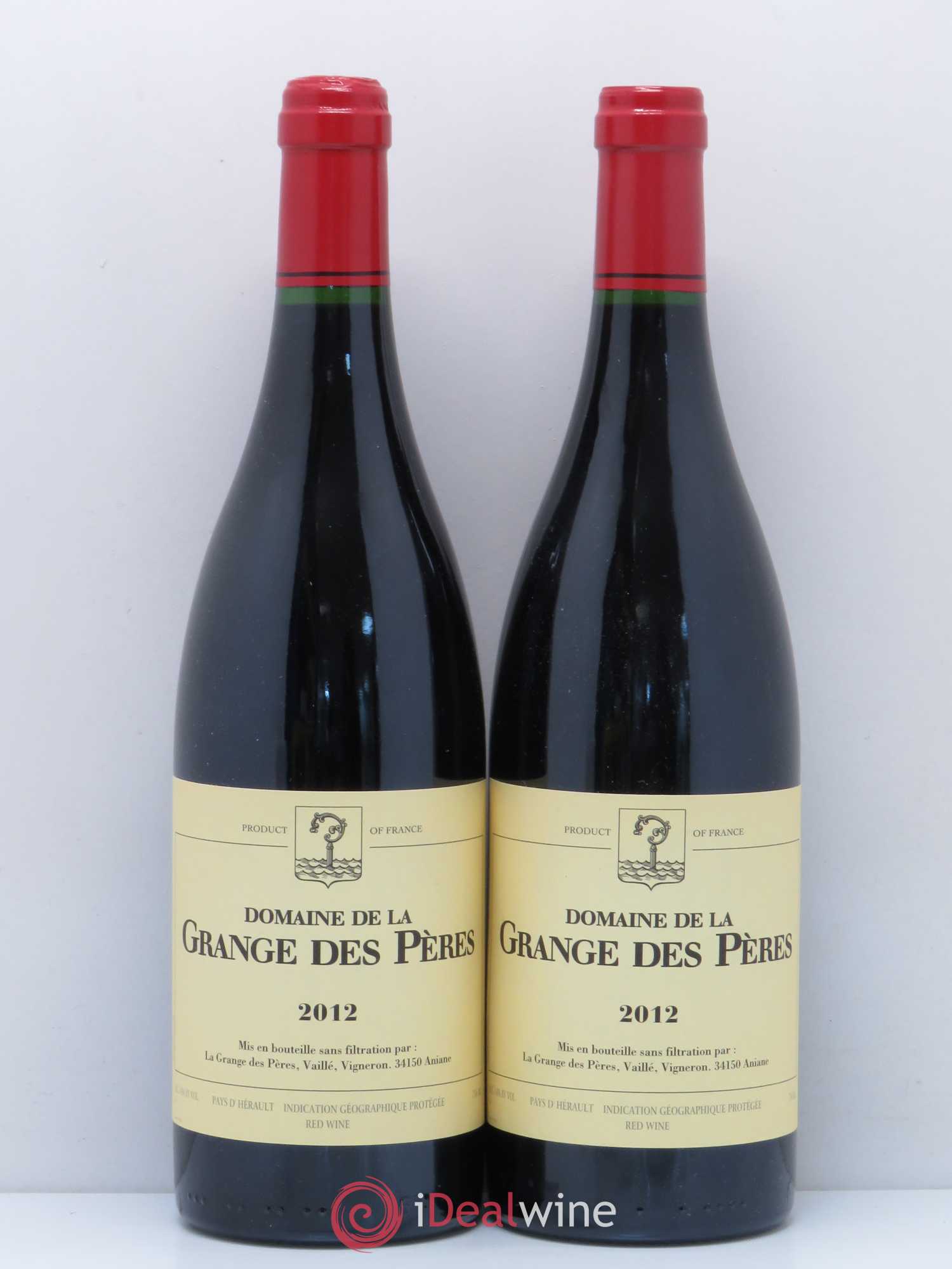 Pays d'Hérault Grange des Pères Laurent Vaillé 2012 - Lot de 2 bouteilles - 0