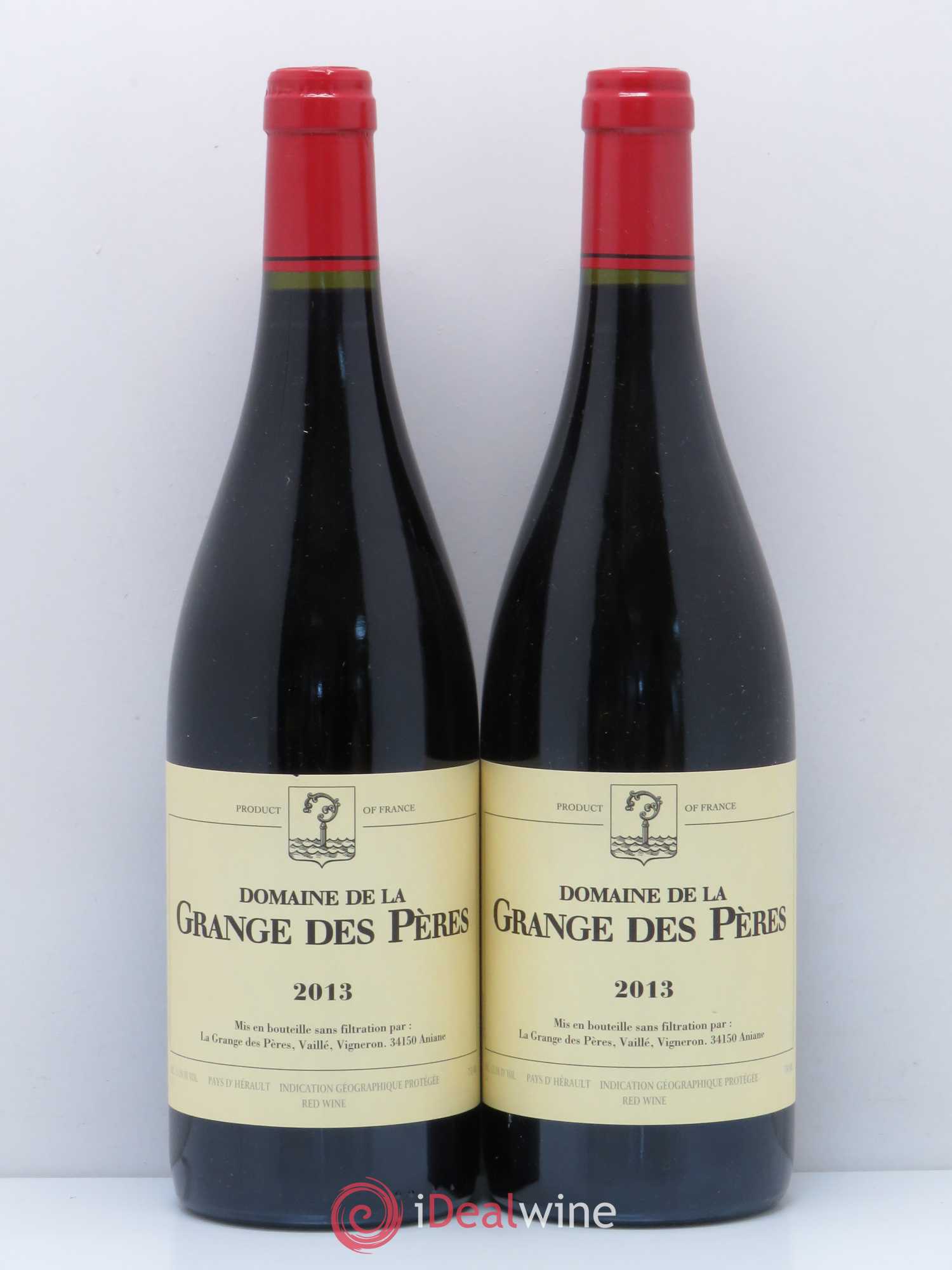 Pays d'Hérault Grange des Pères Laurent Vaillé 2013 - Lot de 2 bouteilles - 0
