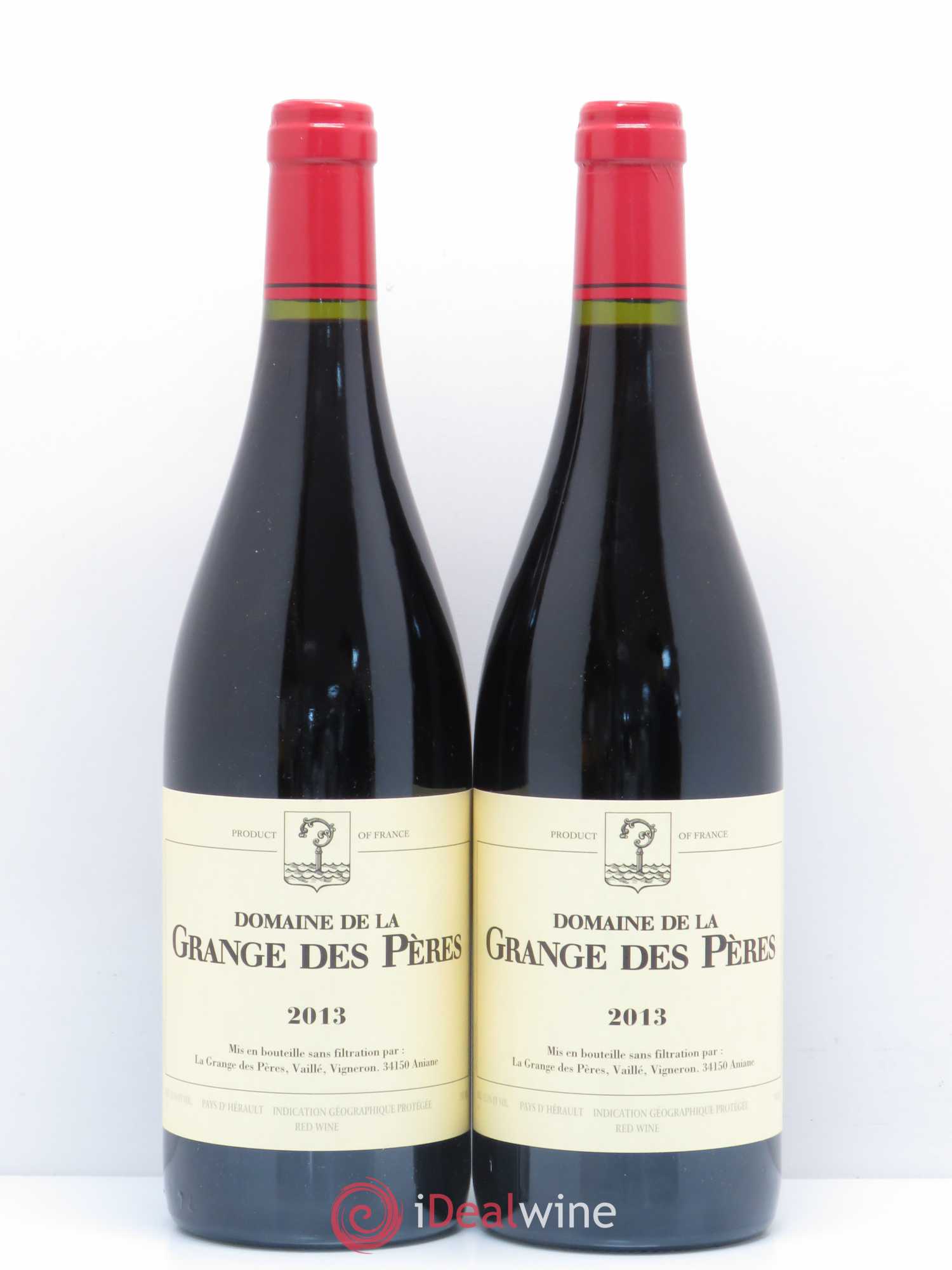 Pays d'Hérault Grange des Pères Laurent Vaillé 2013 - Lot de 2 bouteilles - 0