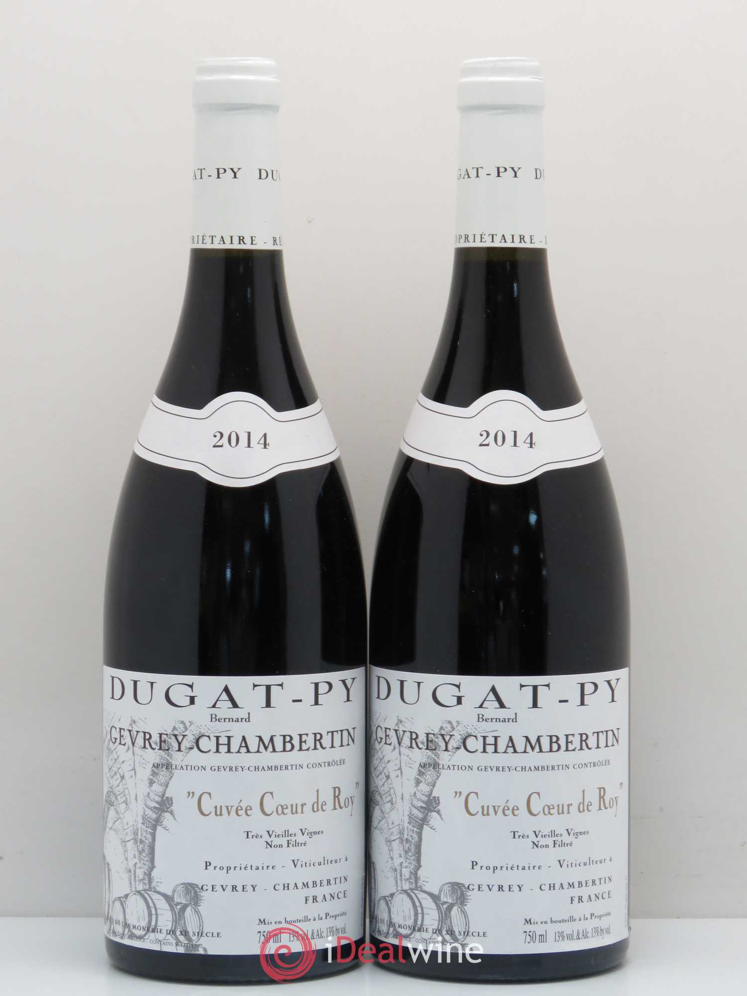 Gevrey-Chambertin Coeur de Roy Très Vieilles Vignes Dugat-Py 2014 - Lot de 2 bouteilles - 0