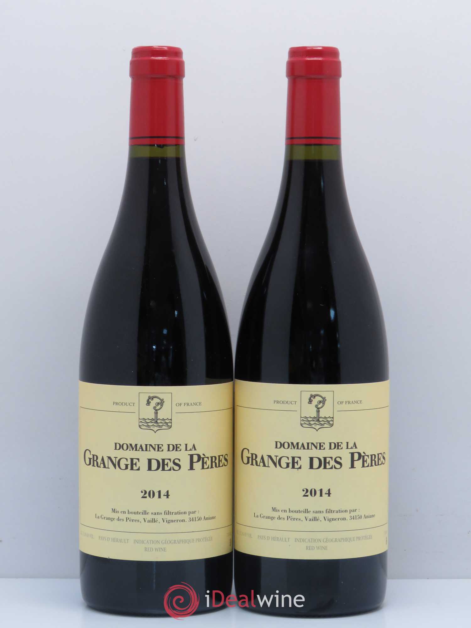 Pays d'Hérault Grange des Pères Laurent Vaillé 2014 - Lot de 2 bouteilles - 0