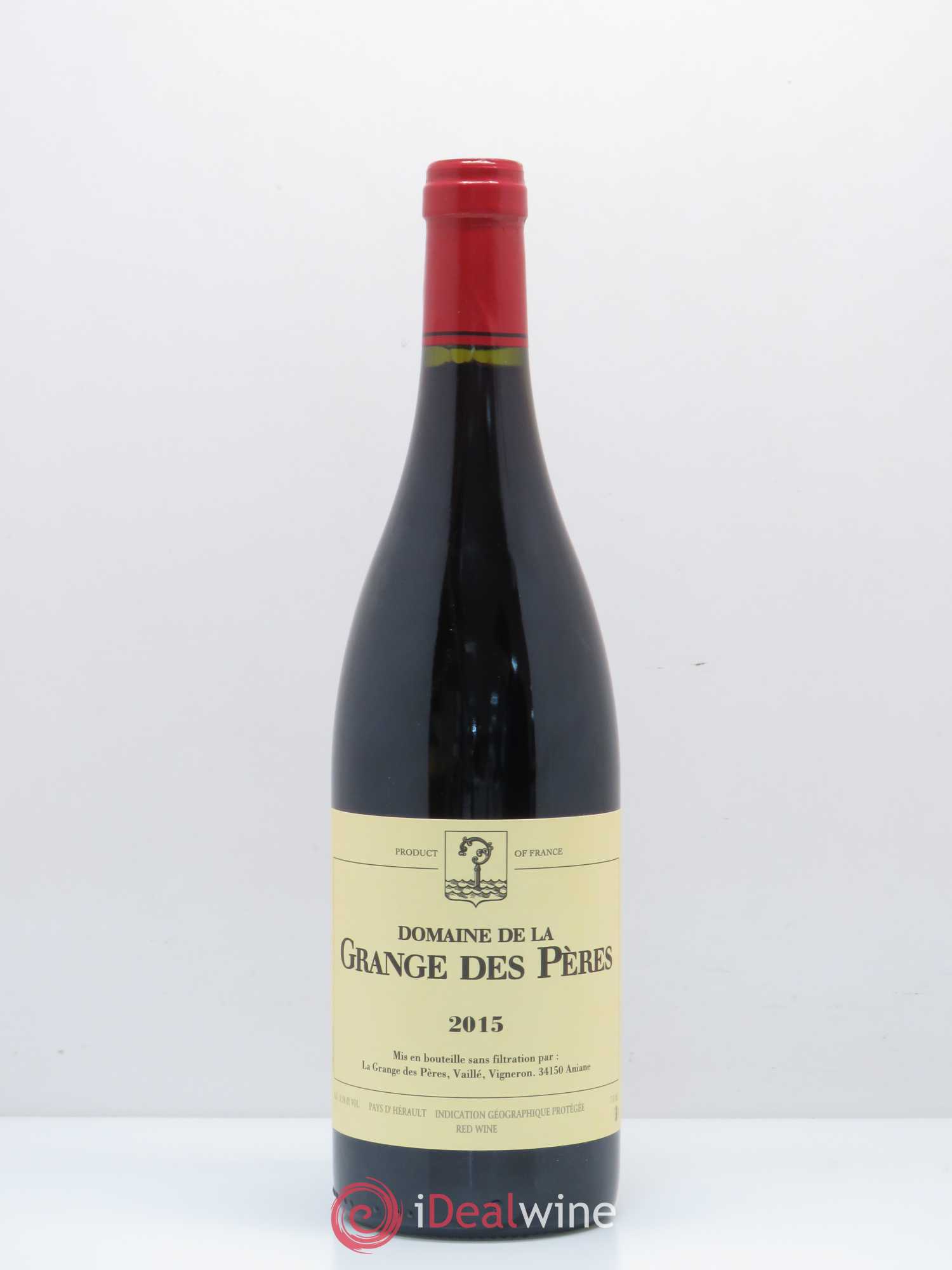 Pays d'Hérault Grange des Pères Laurent Vaillé 2015 - Lot de 1 bouteille - 0