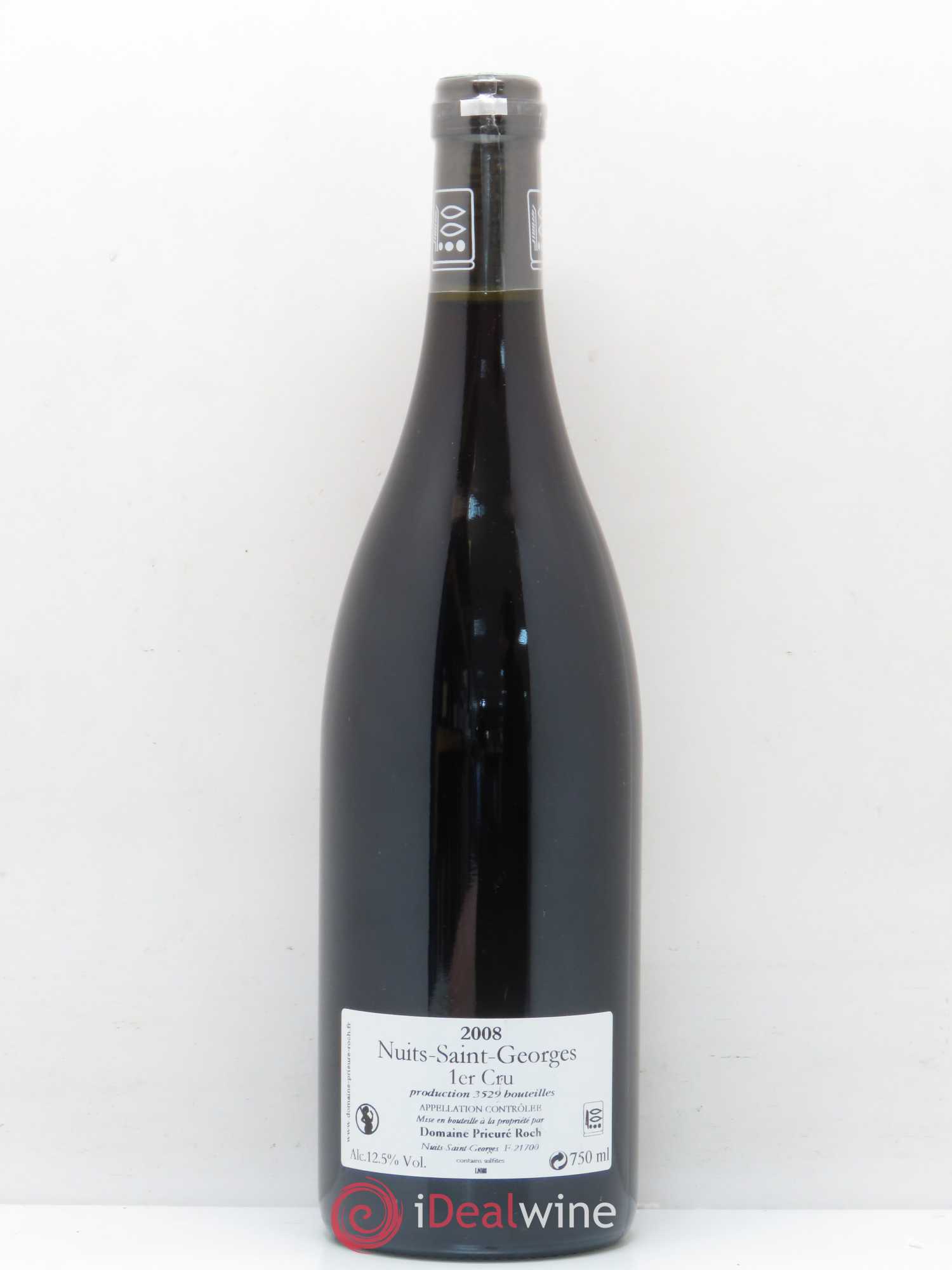 Nuits-Saint-Georges 1er Cru Prieuré Roch 2008 - Lot de 1 bouteille - 1
