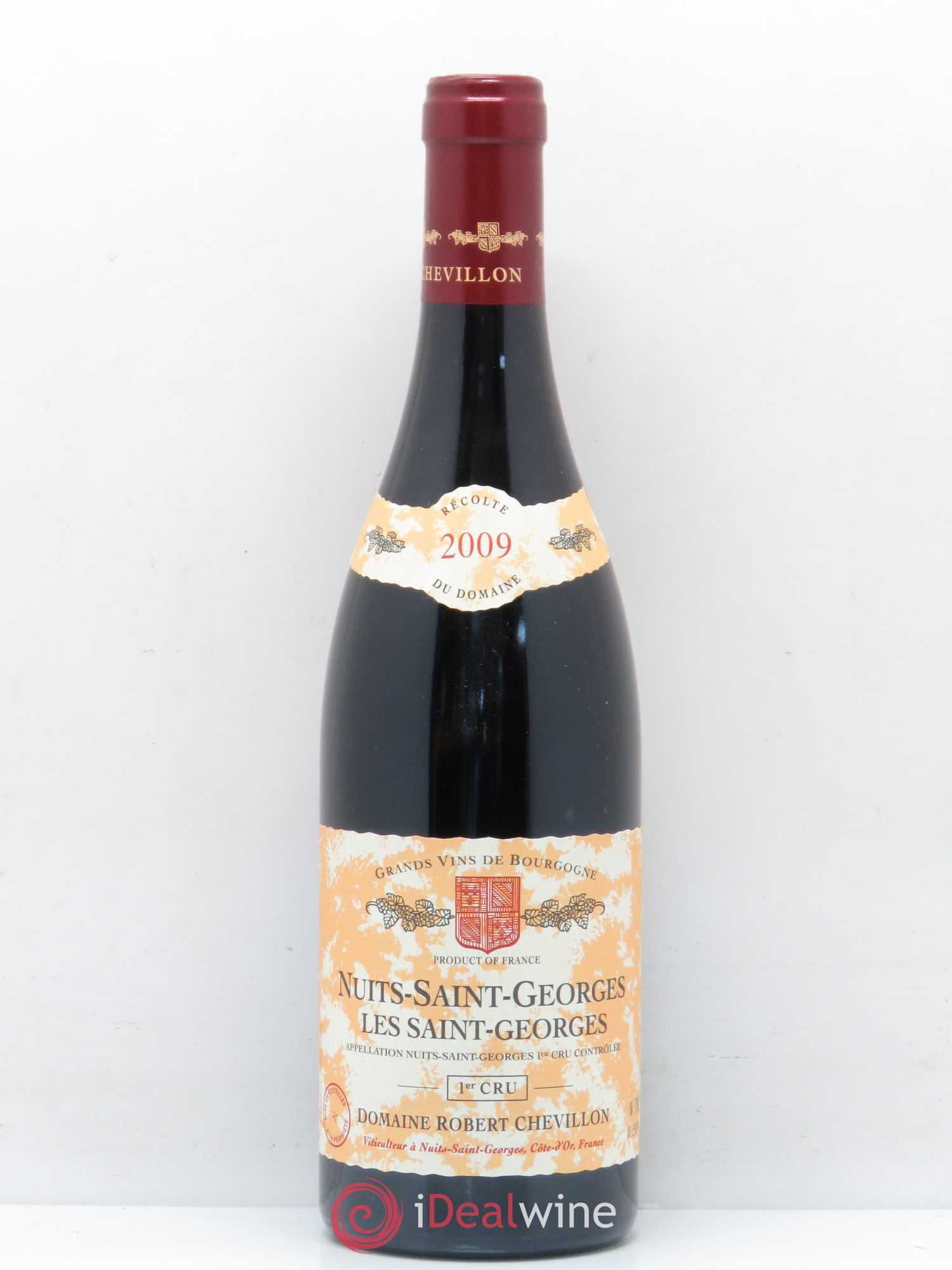 Nuits-Saint-Georges 1er Cru Les Saint Georges Robert Chevillon 2009 - Lot de 1 bouteille - 0