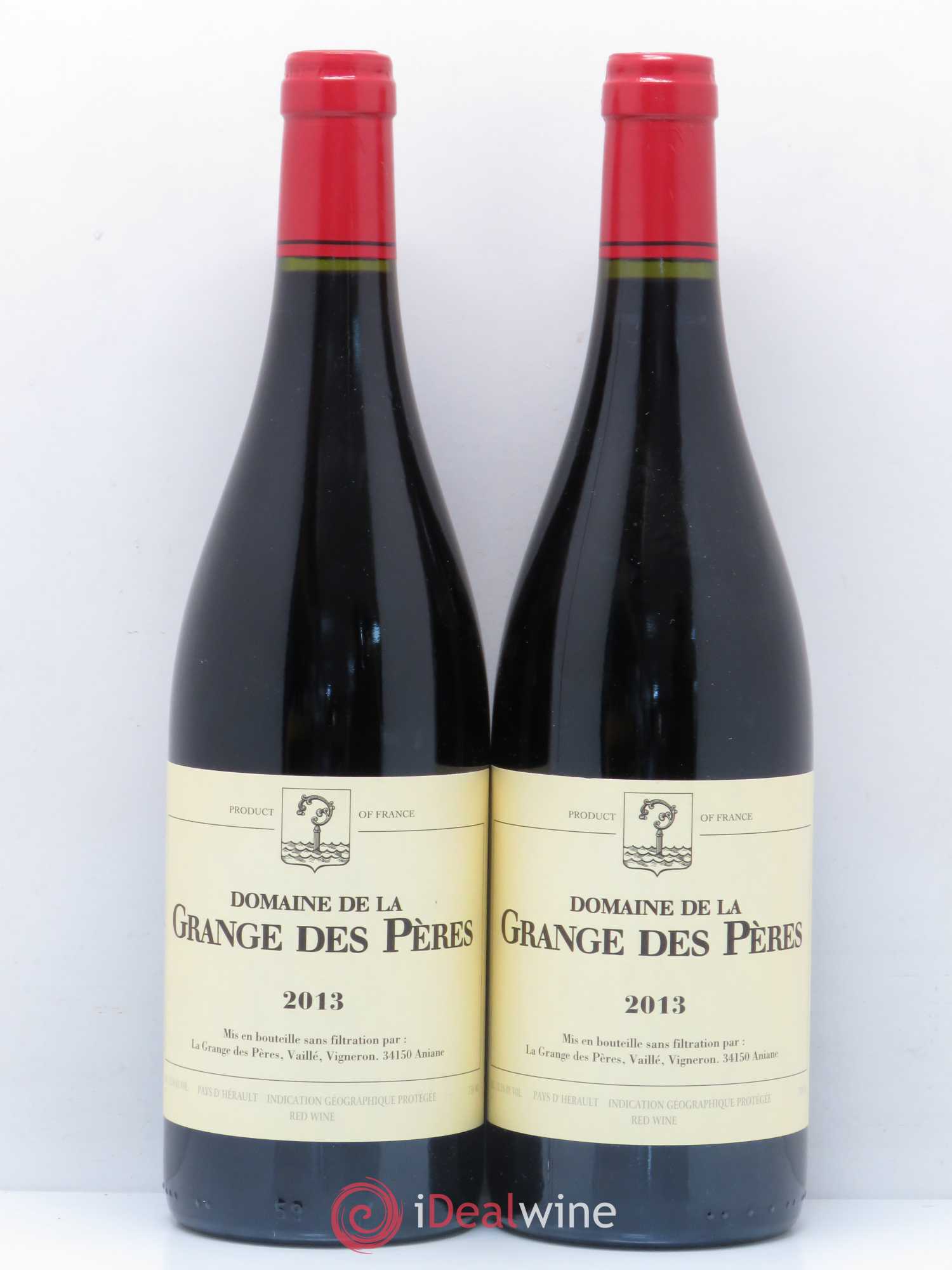 Pays d'Hérault Grange des Pères Laurent Vaillé 2013 - Lot de 2 bouteilles - 0