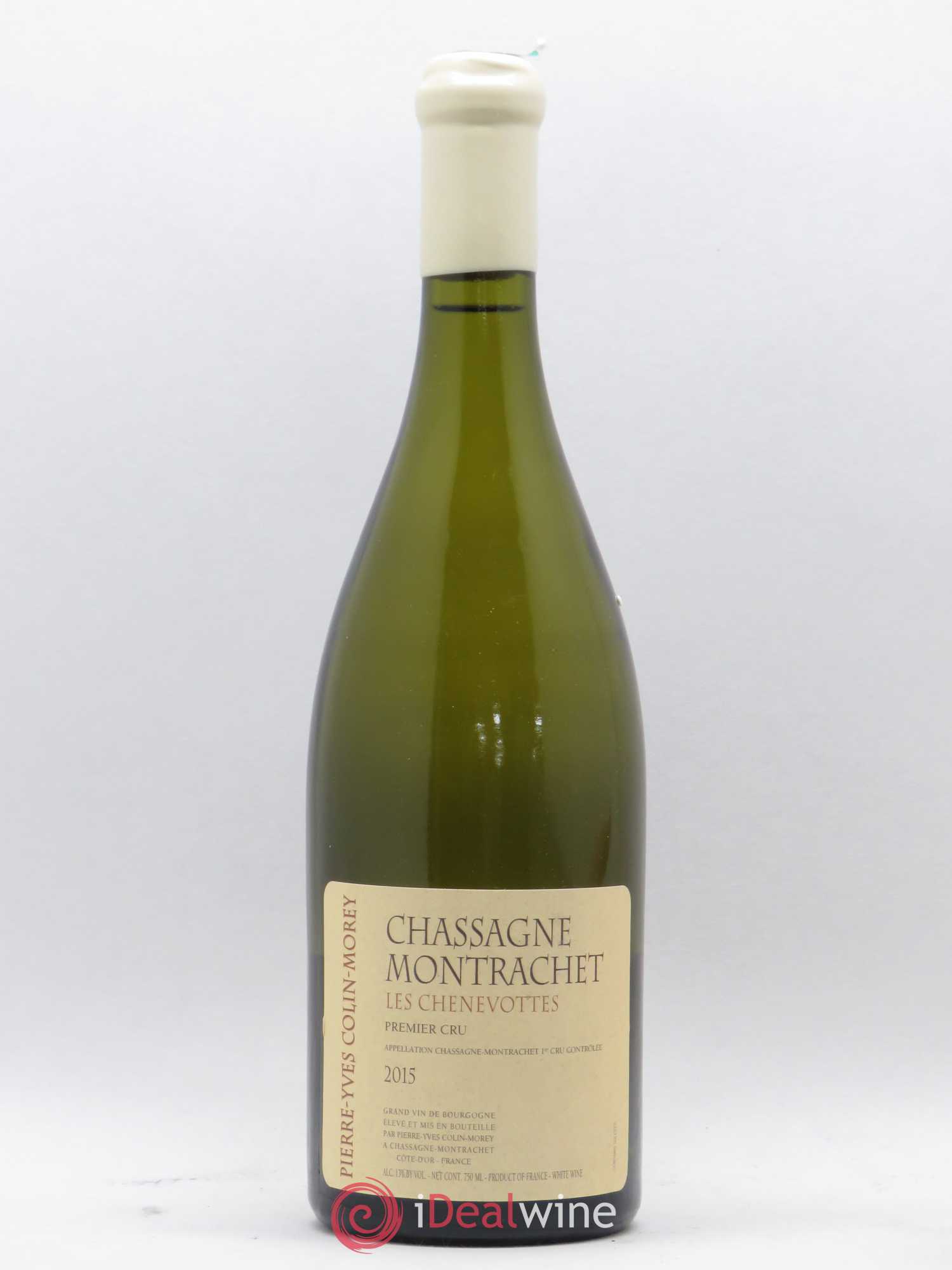 Chassagne-Montrachet 1er Cru Les Chenevottes Pierre-Yves Colin Morey 2015 - Lot de 1 bouteille - 0