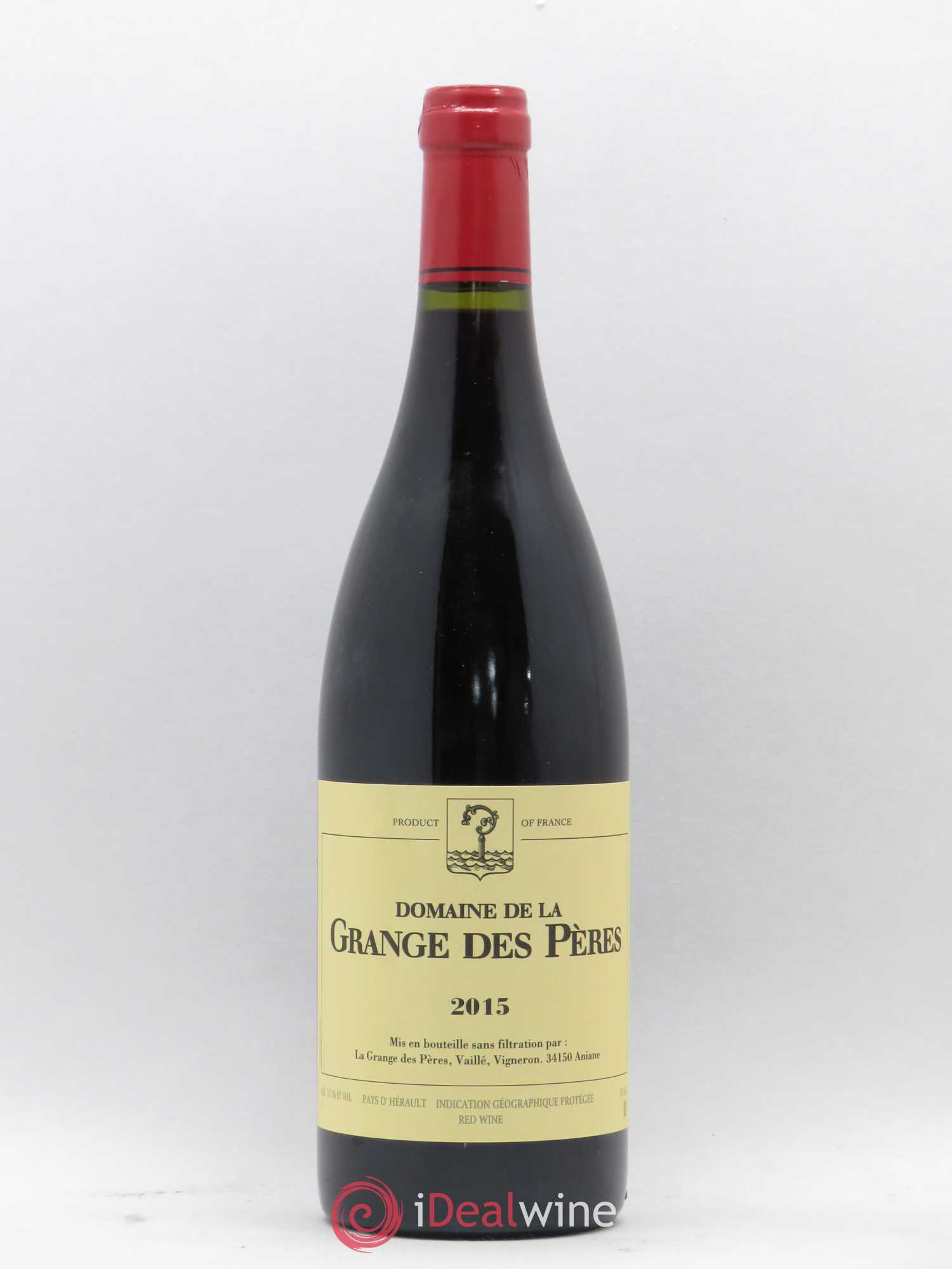 Pays d'Hérault Grange des Pères Laurent Vaillé 2015 - Lot de 1 bouteille - 0