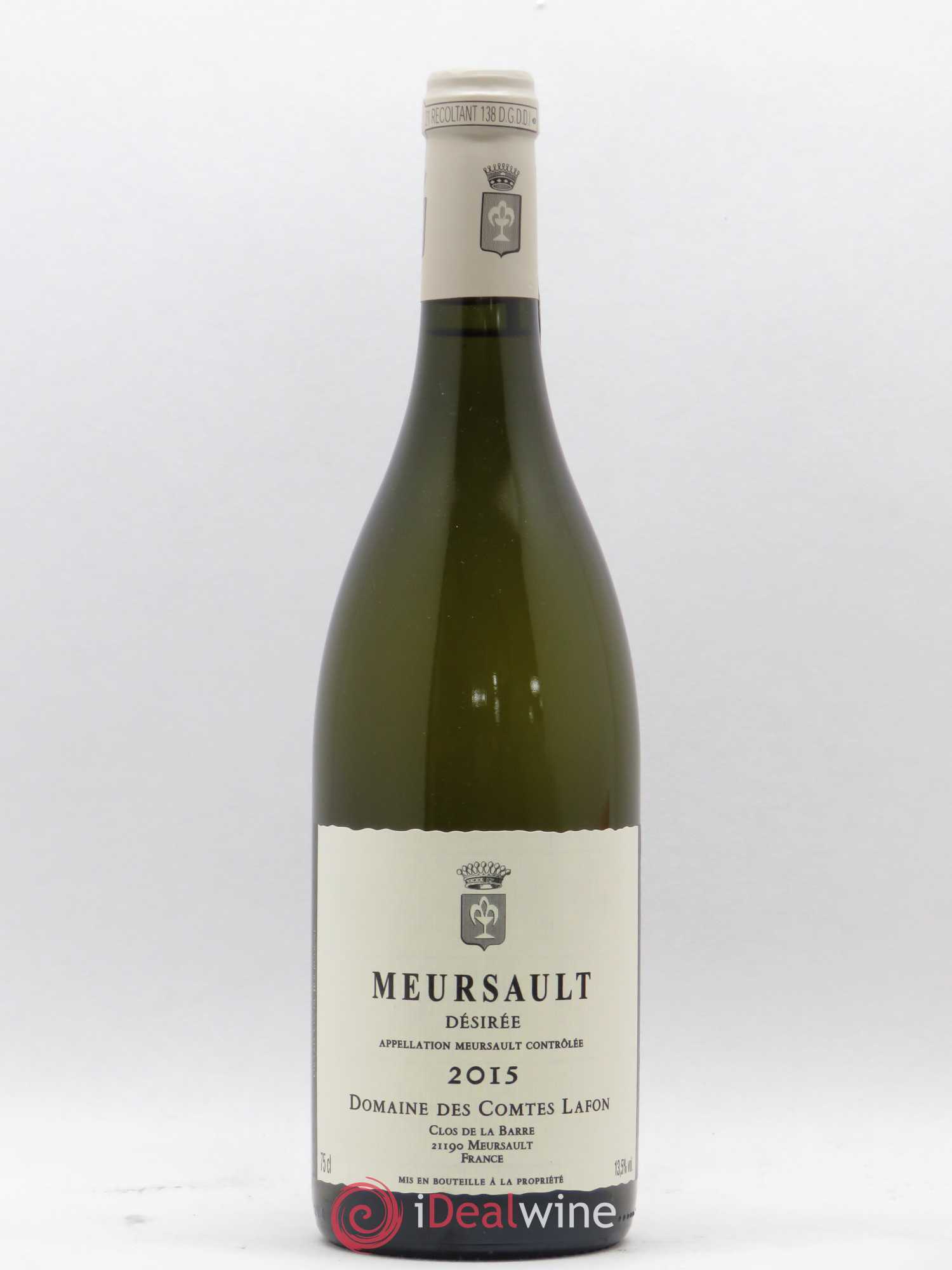 Meursault Désirée Comtes Lafon (Domaine des) 2015 - Lot de 1 bouteille - 0