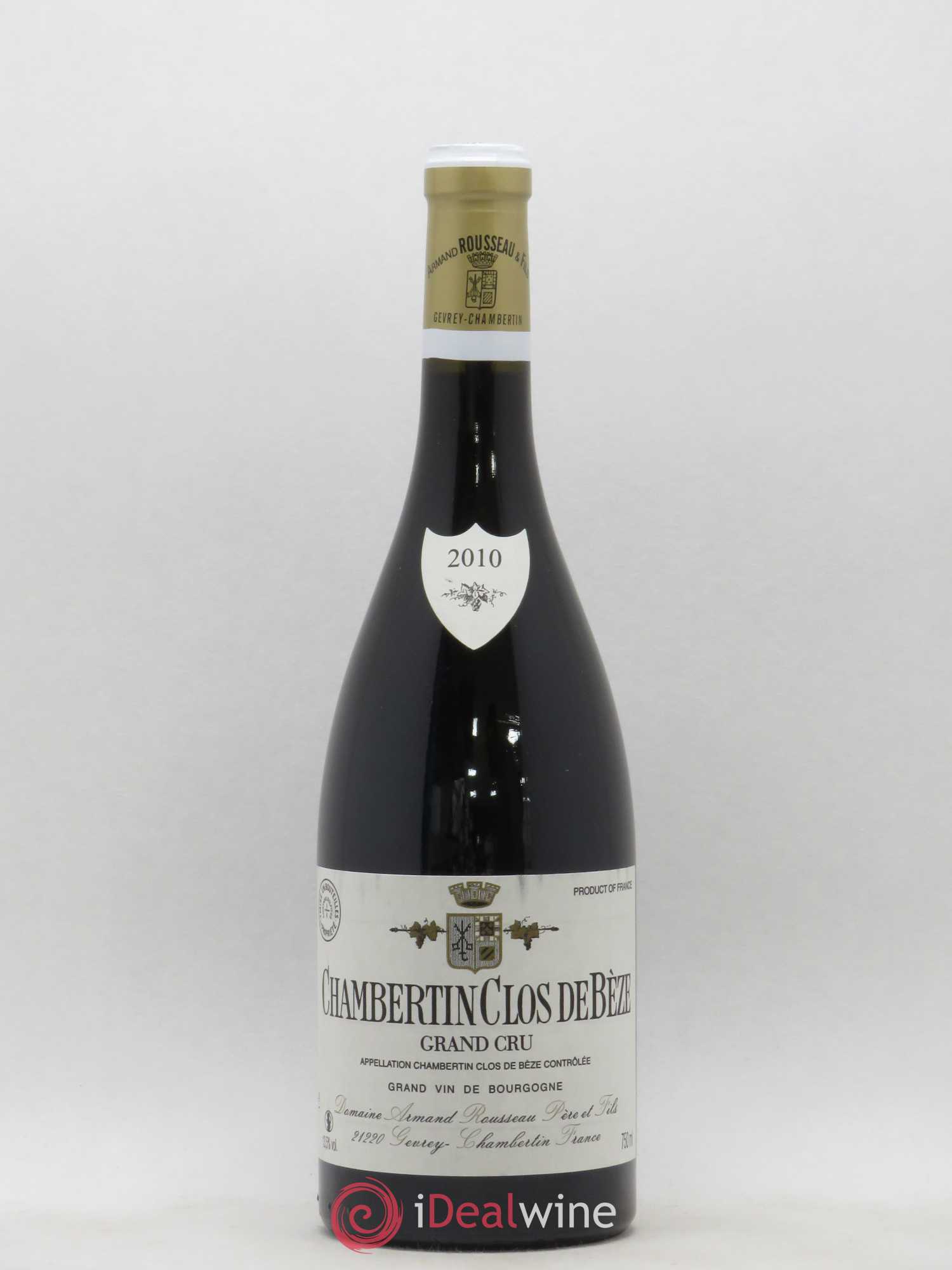 Chambertin Clos de Bèze Grand Cru Armand Rousseau (Domaine) 2010 - Lot de 1 bouteille - 0