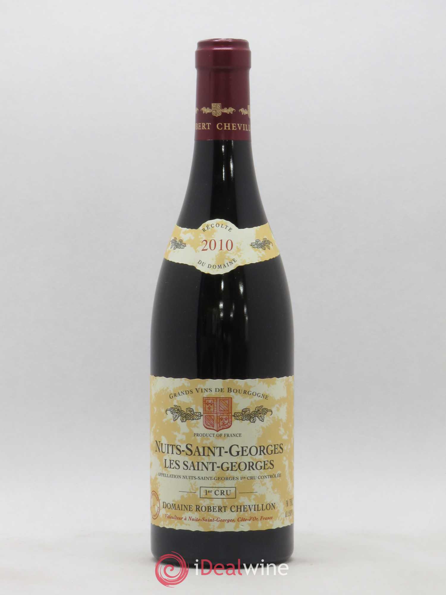 Nuits-Saint-Georges 1er Cru Les Saint Georges Robert Chevillon 2010 - Lot de 1 bouteille - 0
