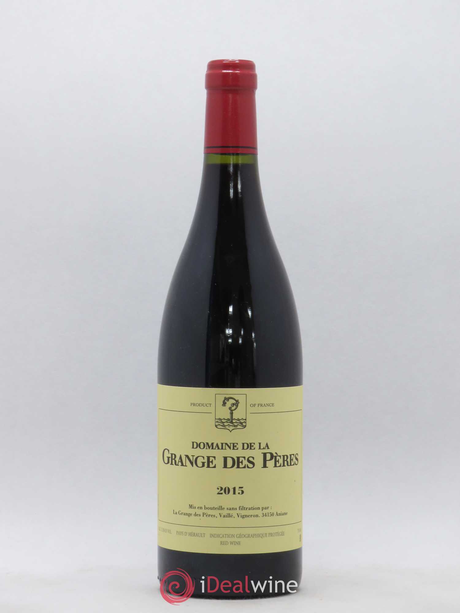 Pays d'Hérault Grange des Pères Laurent Vaillé 2015 - Lot de 1 bouteille - 0