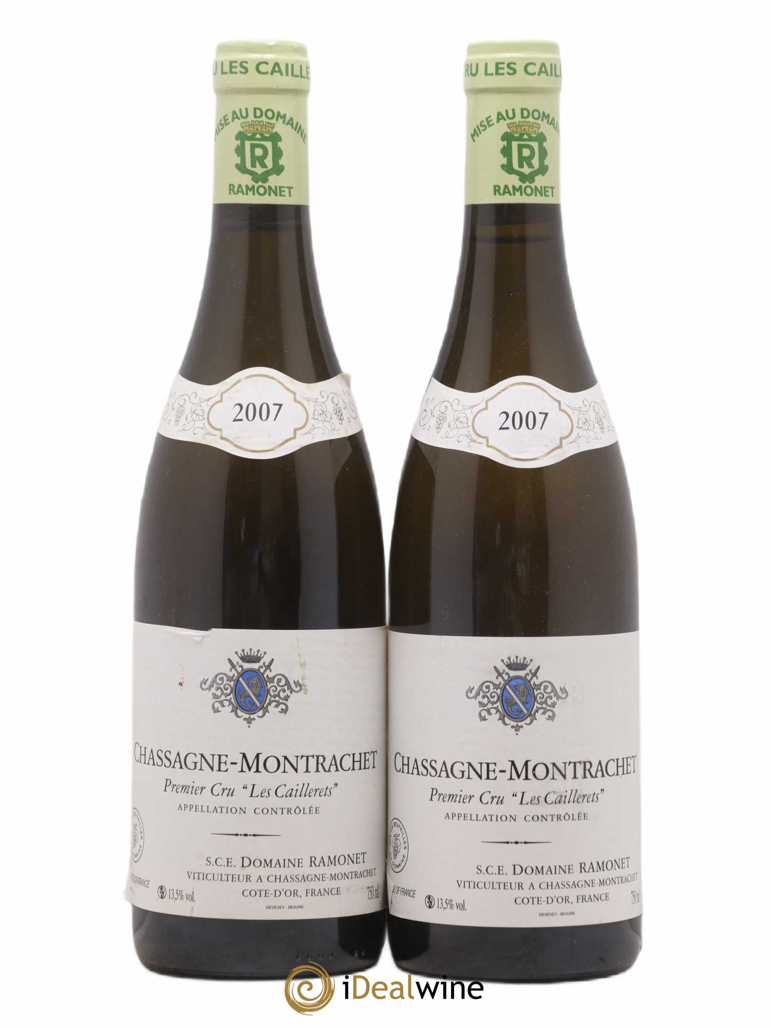 Chassagne-Montrachet 1er Cru Les Caillerets Ramonet (Domaine) 2007 - Lot de 2 bouteilles - 0