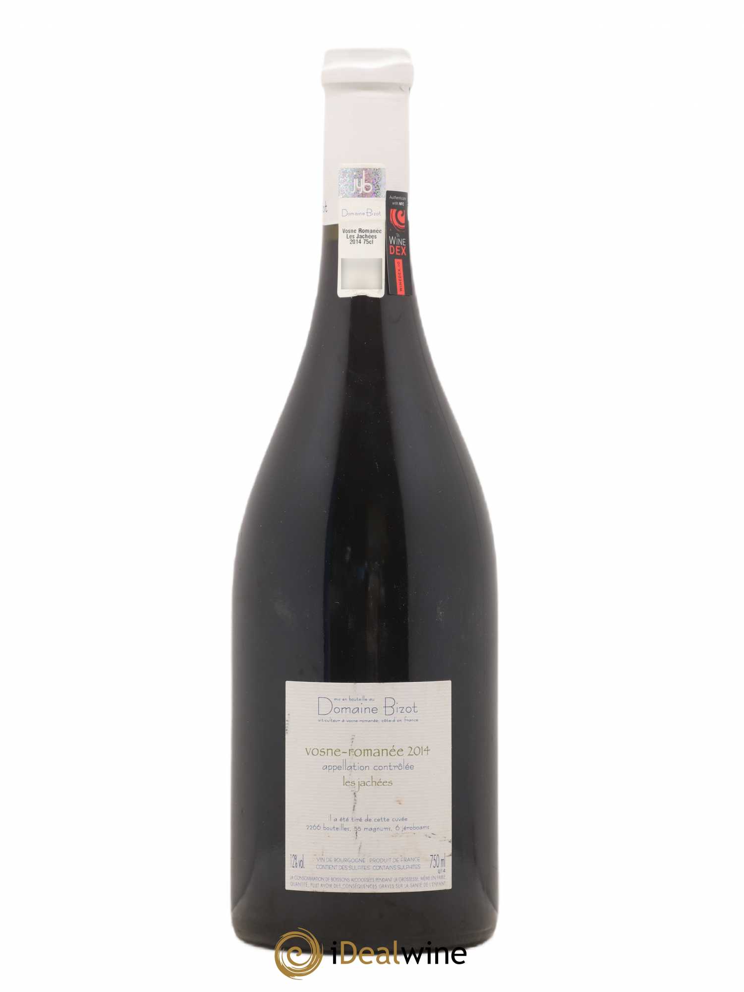 Vosne-Romanée Les Jachées Bizot (Domaine) 2014 - Lot de 1 bouteille - 1