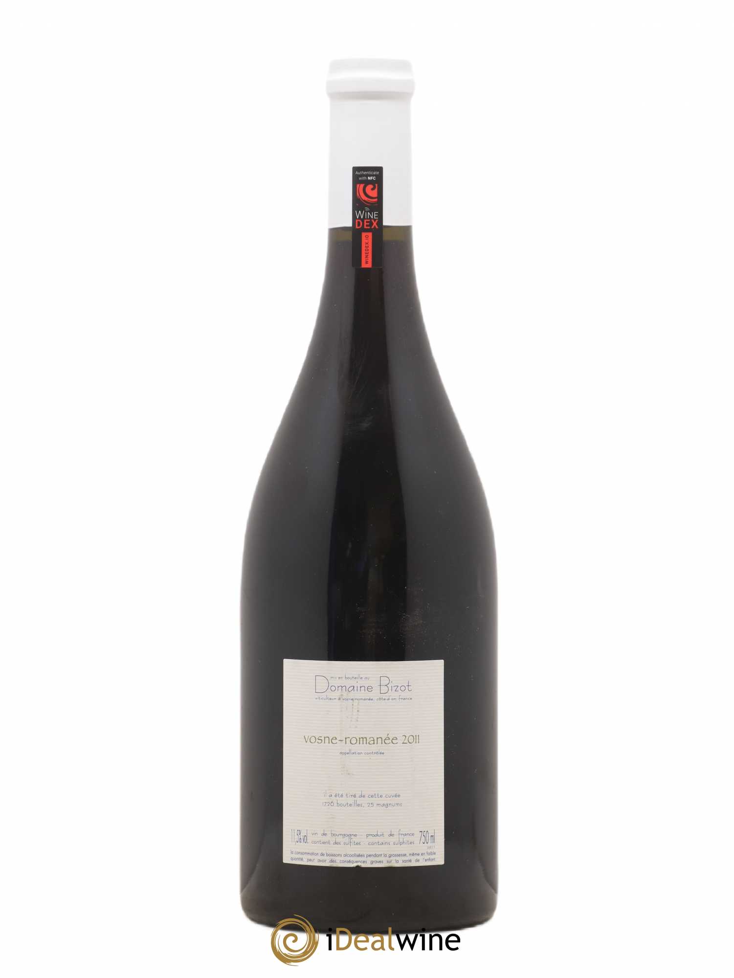 Vosne-Romanée Bizot (Domaine) 2011 - Lot de 1 bouteille - 1