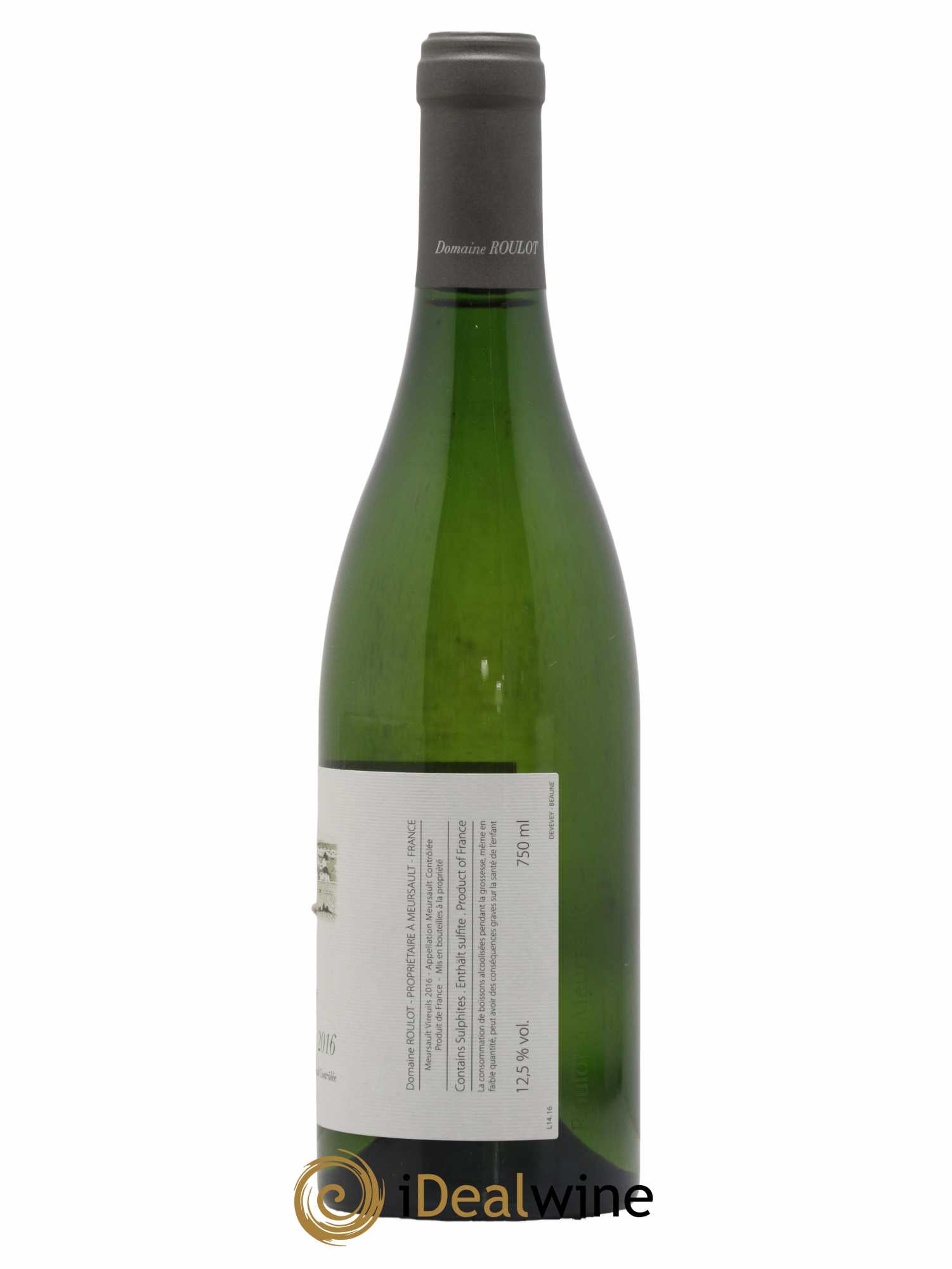 Meursault Les Vireuils Roulot (Domaine) 2016 - Lot de 1 bouteille - 1