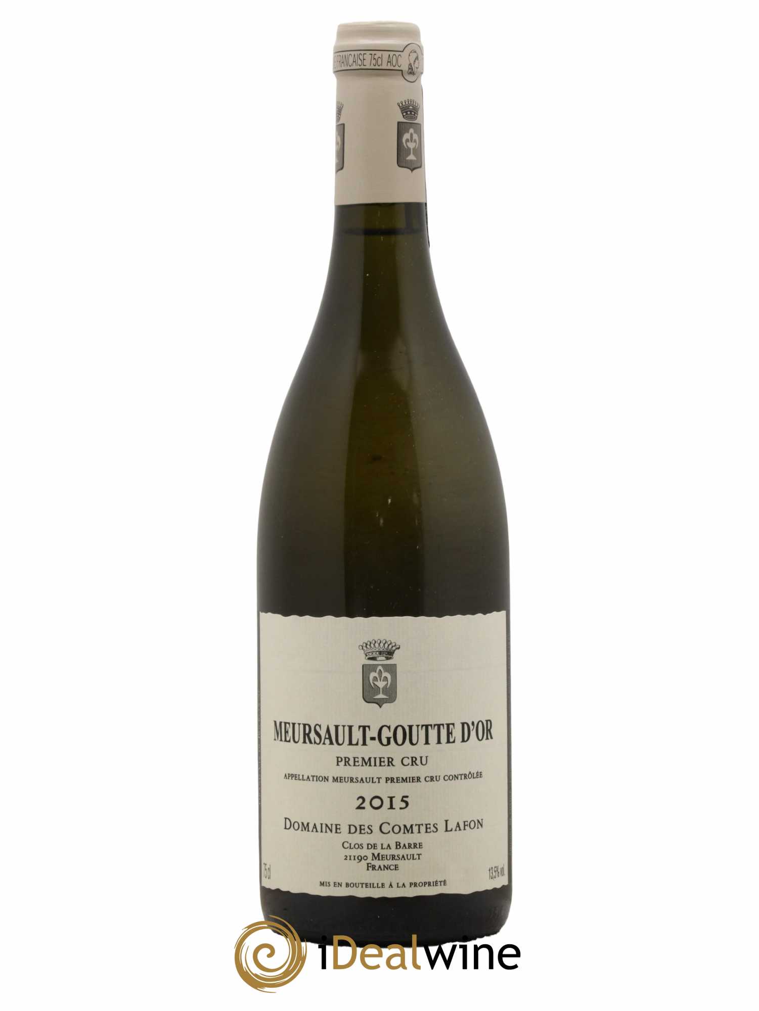 Meursault 1er Cru Goutte d'Or Comtes Lafon (Domaine des) 2015 - Lot de 1 bouteille - 0