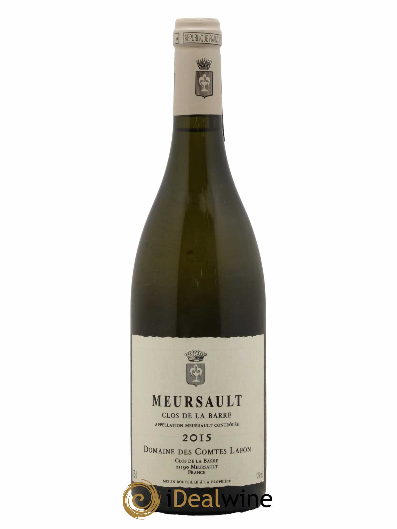 Meursault Clos de la Barre Comtes Lafon (Domaine des) 2015 - Lot de 1 bouteille - 0