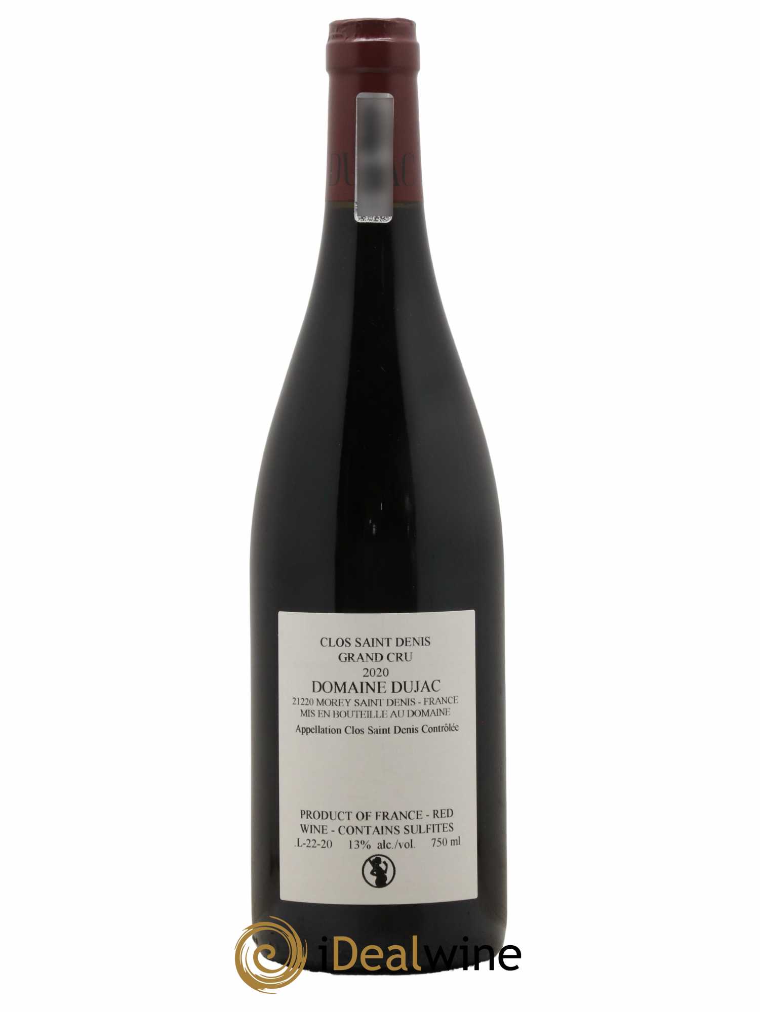 Clos Saint-Denis Grand Cru Dujac (Domaine) 2020 - Lot de 1 bouteille - 1