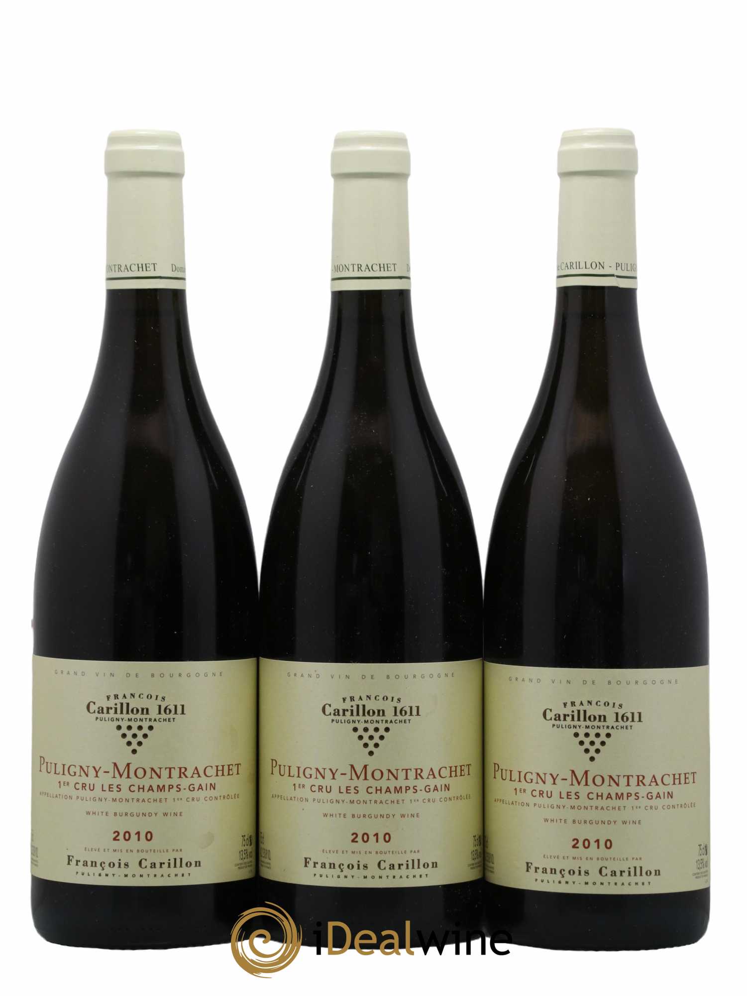 Puligny-Montrachet 1er Cru Champ-Gain François Carillon 2010 - Lot de 3 bouteilles - 0