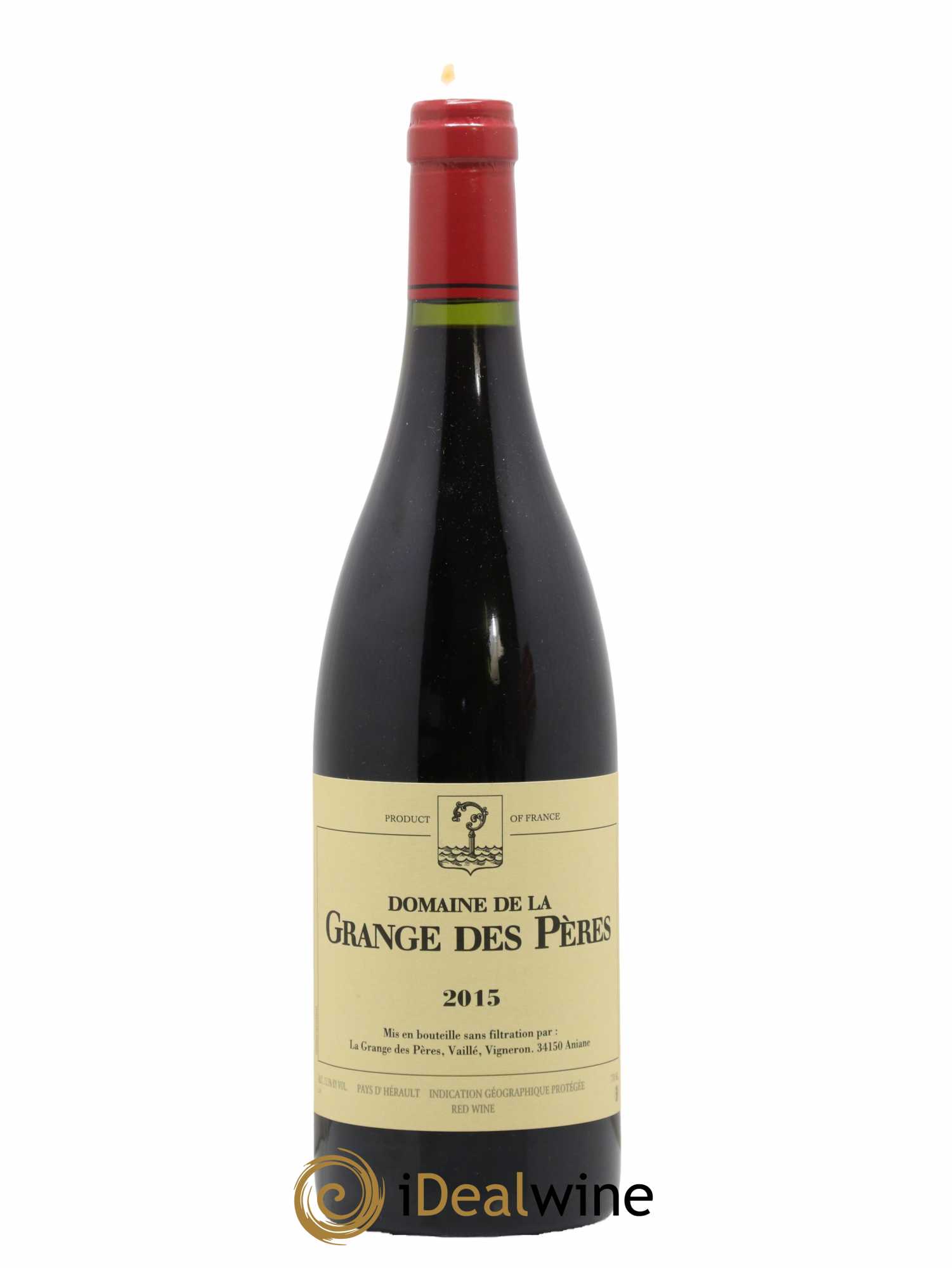 Pays d'Hérault Grange des Pères Laurent Vaillé 2015 - Lot de 1 bouteille - 0