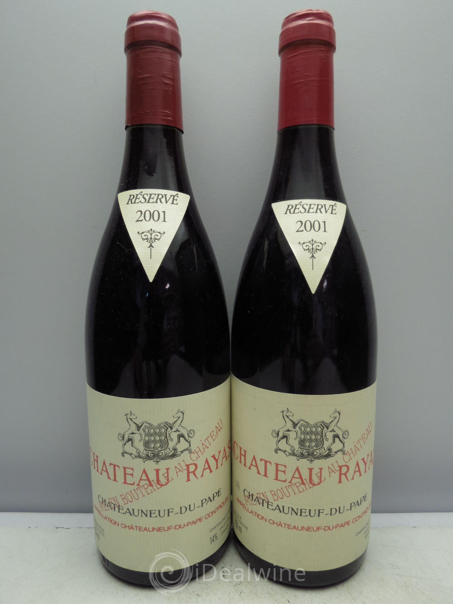 Châteauneuf-du-Pape Château Rayas Emmanuel Reynaud 2001 - Lot de 2 bouteilles - 0