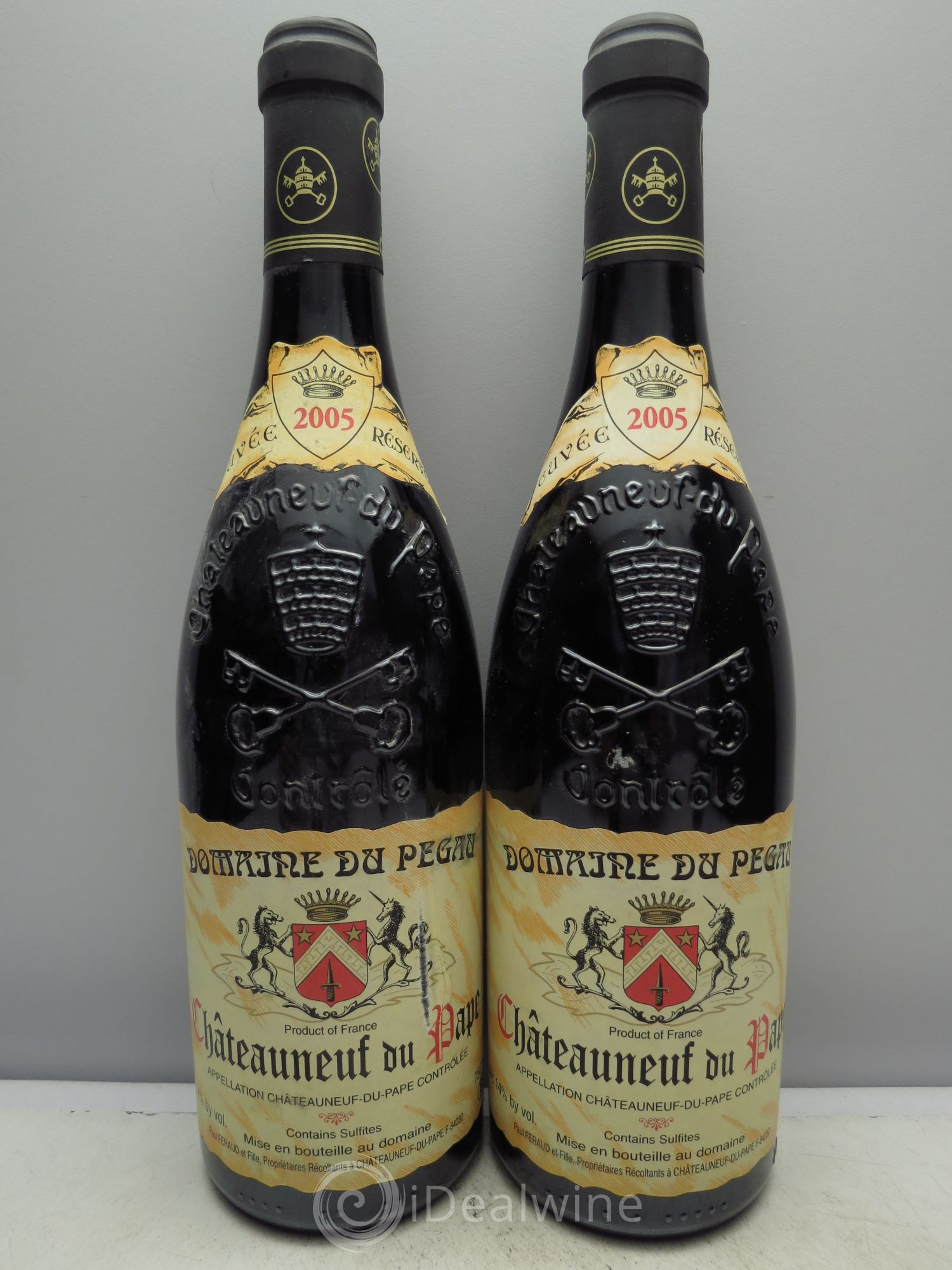 Châteauneuf-du-Pape Domaine du Pégau Cuvée Réservée Paul et Laurence Féraud 2005 - Lot de 2 bouteilles - 0