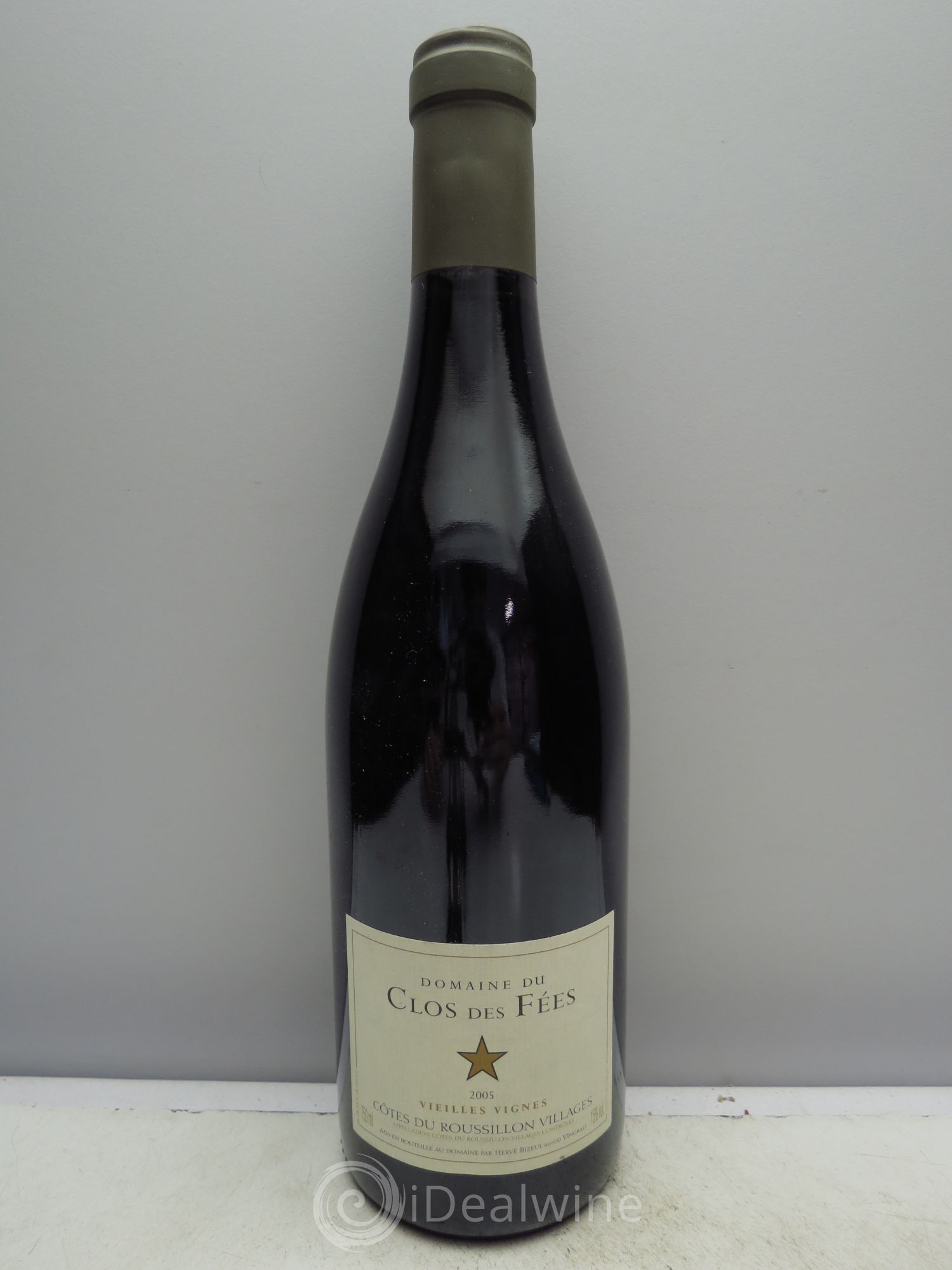 Côtes du Roussillon Villages Clos des Fées Vieilles vignes Hervé Bizeul 2005 - Lot de 1 bouteille - 0