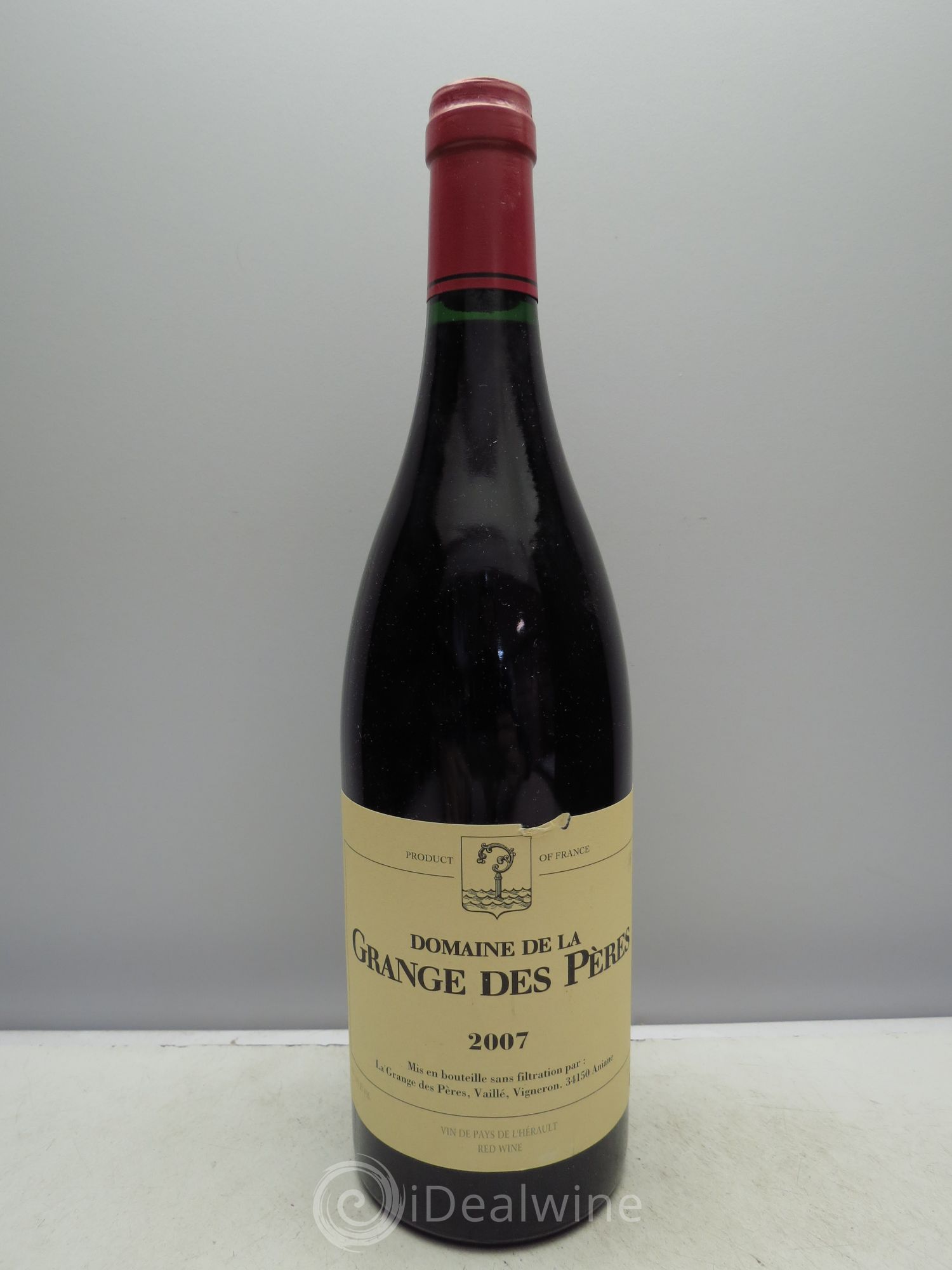 Pays d'Hérault Grange des Pères Laurent Vaillé 2007 - Lot de 1 bouteille - 0