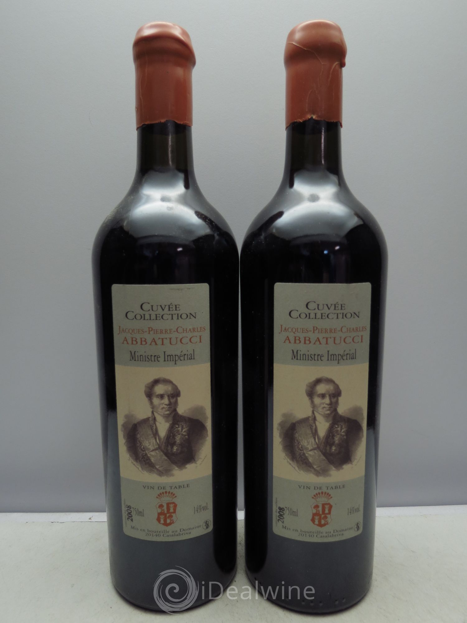 Ajaccio Domaine Abbatucci Collection Ministre 2008 - Lot de 2 bouteilles - 0