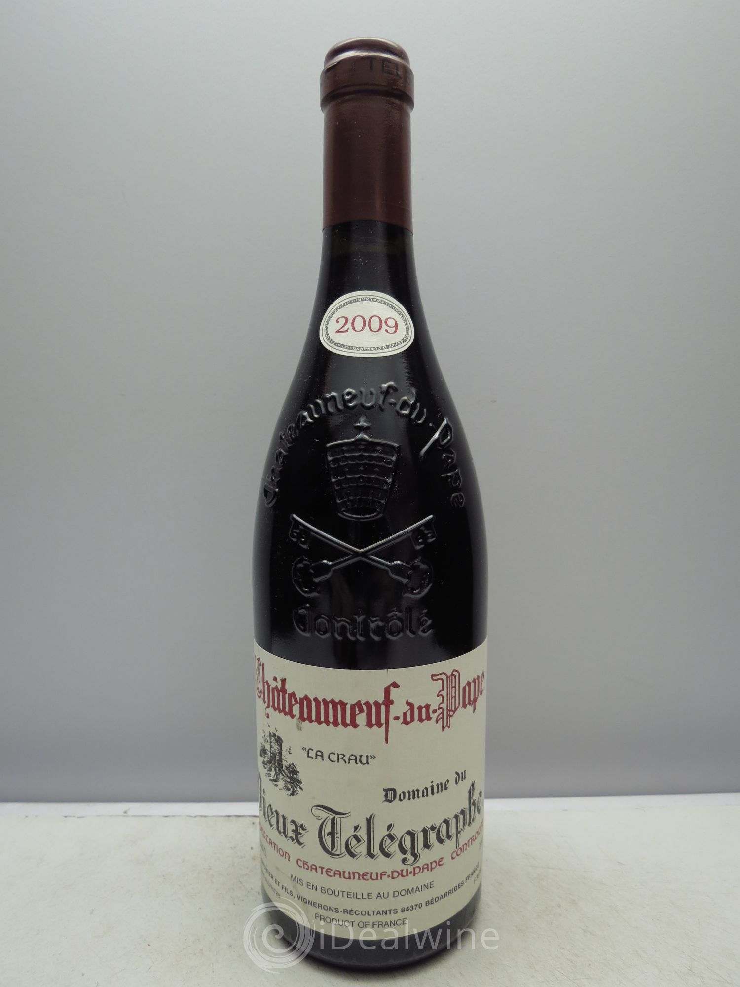 Châteauneuf-du-Pape Vieux Télégraphe (Domaine du) Vignobles Brunier 2009 - Lot de 1 bouteille - 0