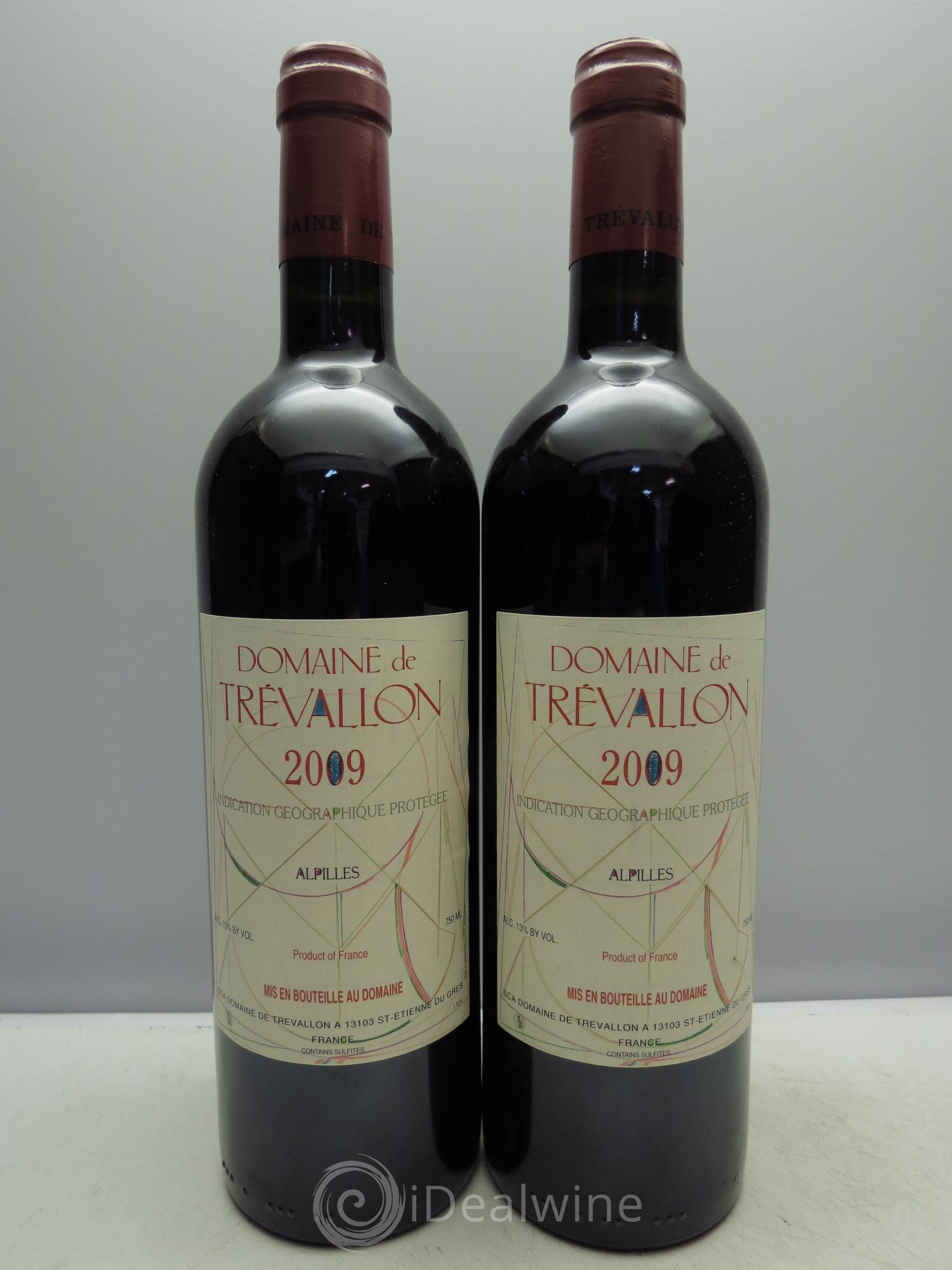 VDP Bouches du Rhône Trévallon (Domaine de) Eloi Dürrbach 2009 - Lot de 2 bouteilles - 0