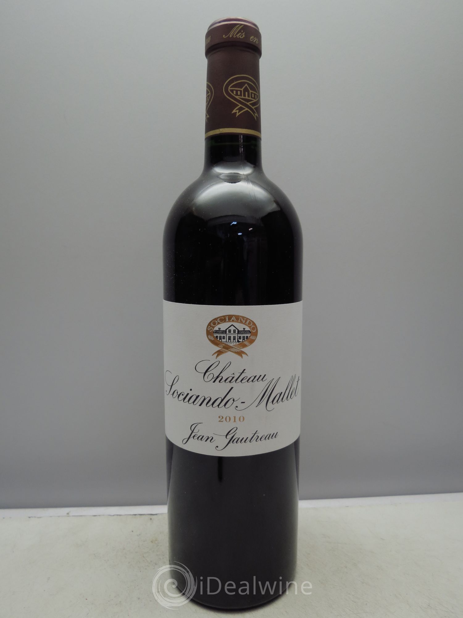 Château Sociando Mallet 2010 - Lot de 1 bouteille - 0