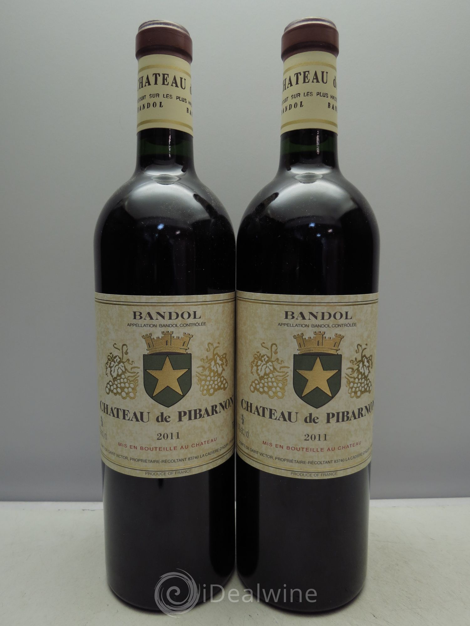 Bandol Château de Pibarnon Comte de Saint-Victor 2011 - Lot de 2 bouteilles - 0